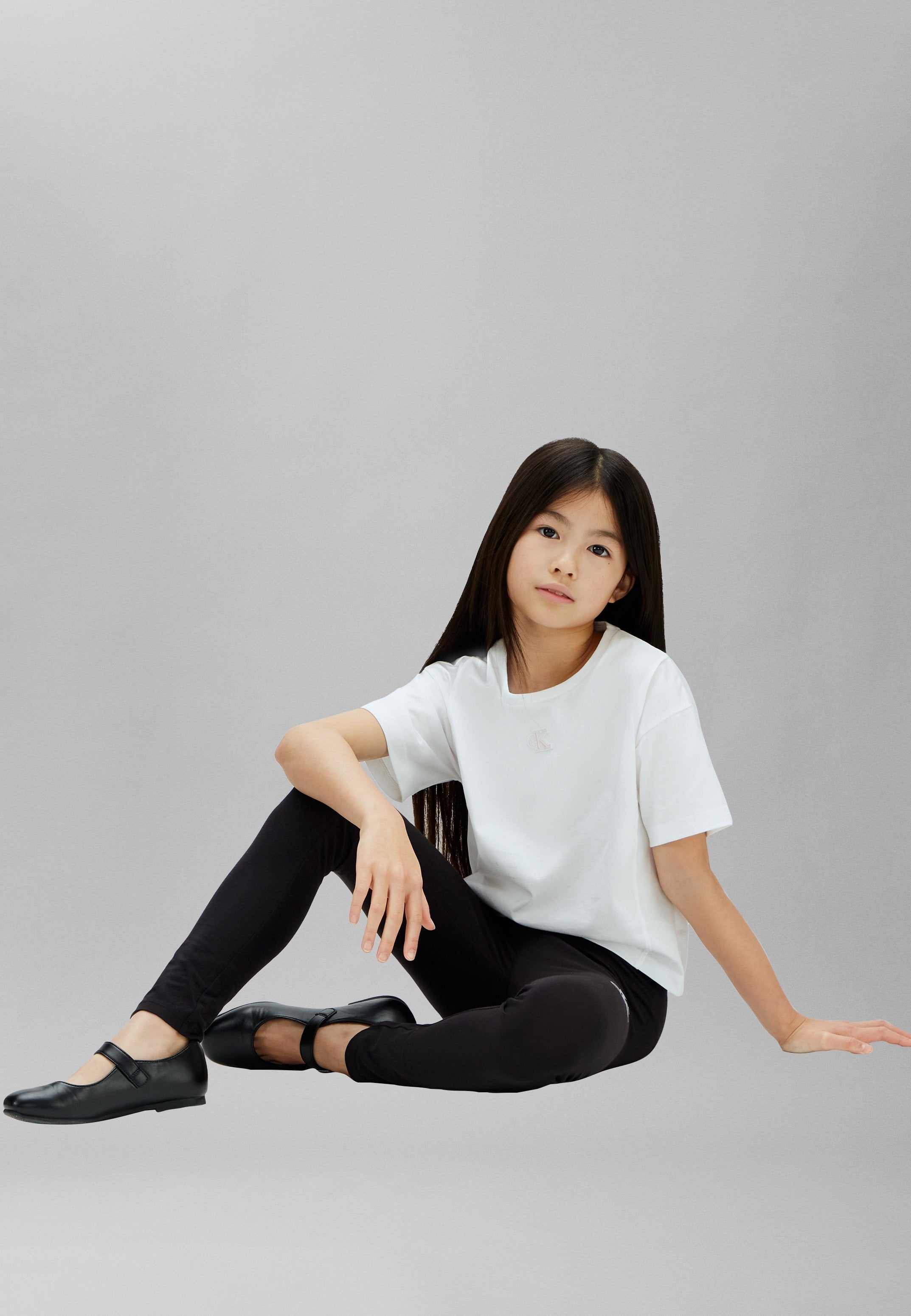 LOGO  - Leggings - Trousers - black