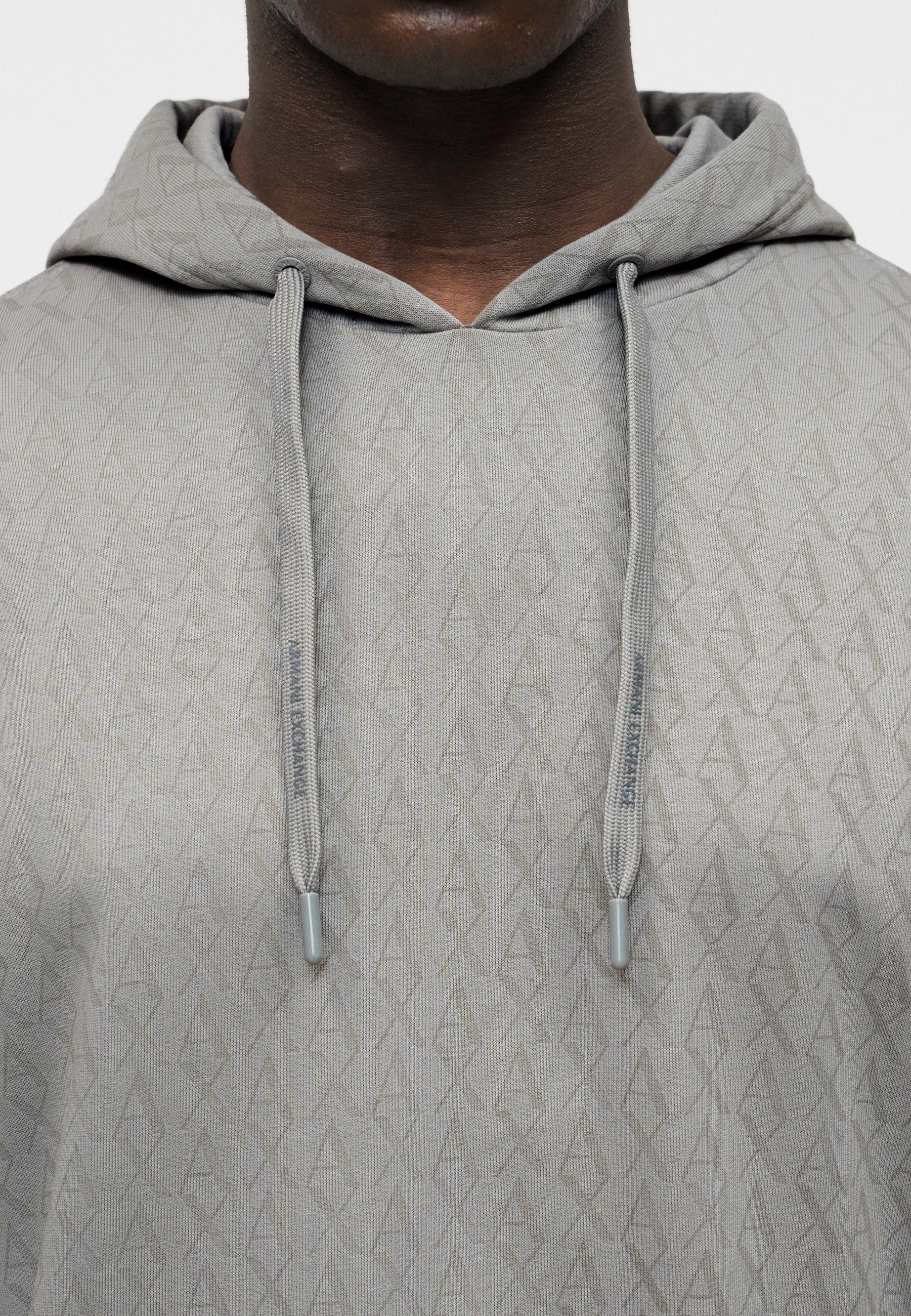 AX LOGO HOODIE - Hoodie - chiseled stone