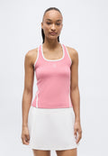NIKECOURT ADVANTAGE TANK NOVELTY - Top - peony/white