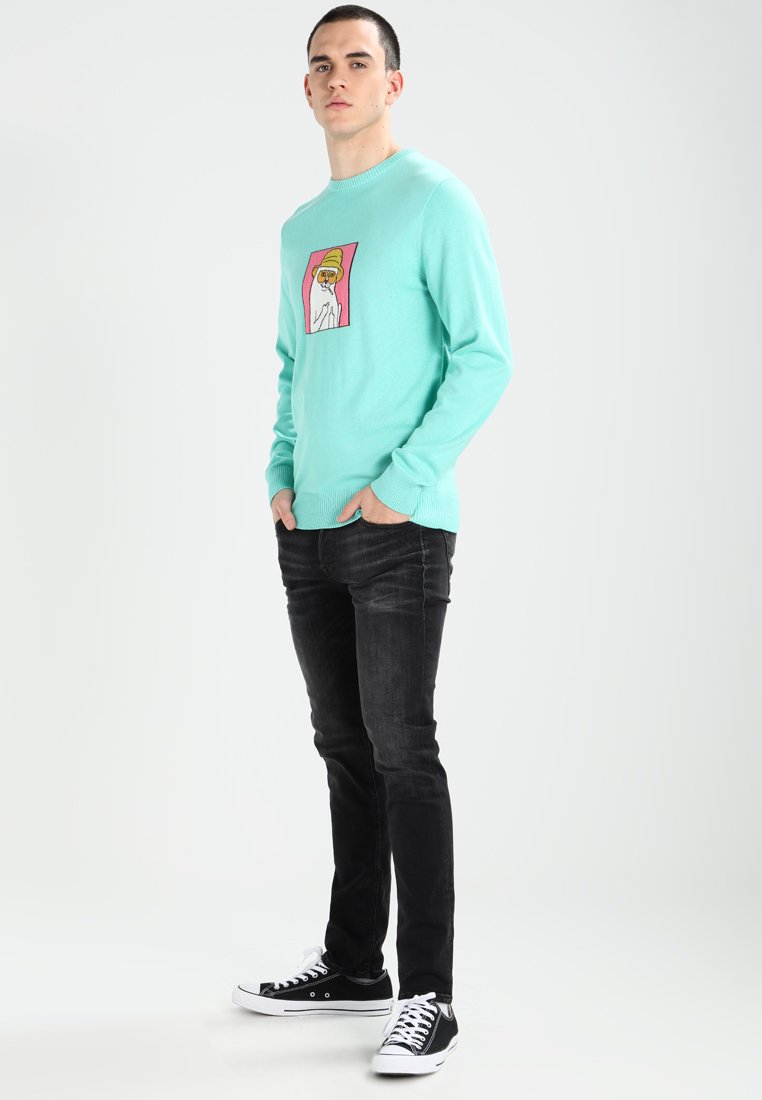 Slim fit JJIGLENN JJORIGINAL GE 106 NOOS 50SPS - Slim fit jeans - black denim