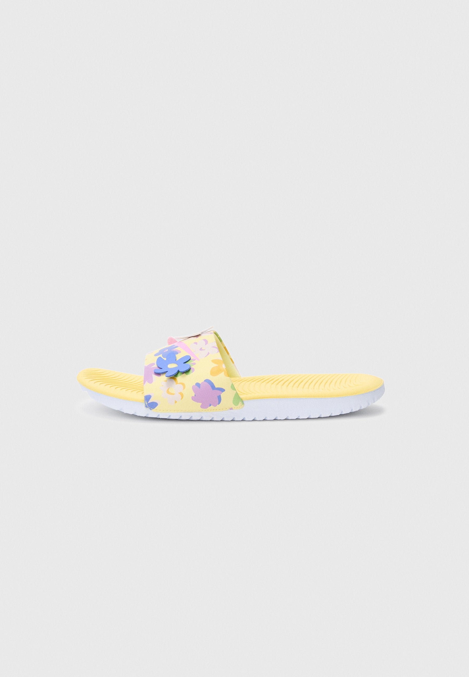 KAWA SLIDE UNISEX - Havuz terliği - yumuşak sarı/eflatun/çamur kırmızısı/safir