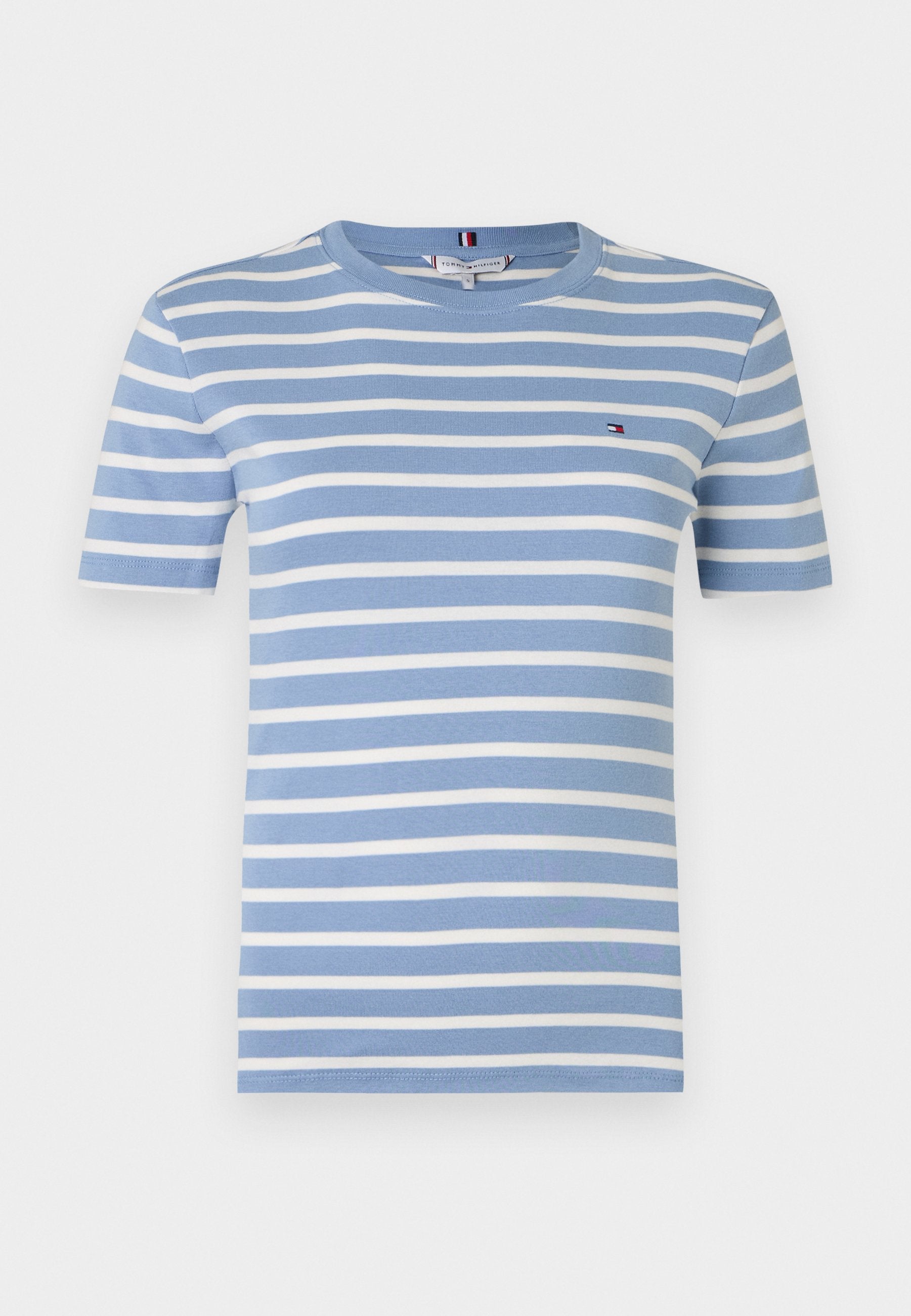 SLIM CODY - Print T-shirt - clear water/ecru