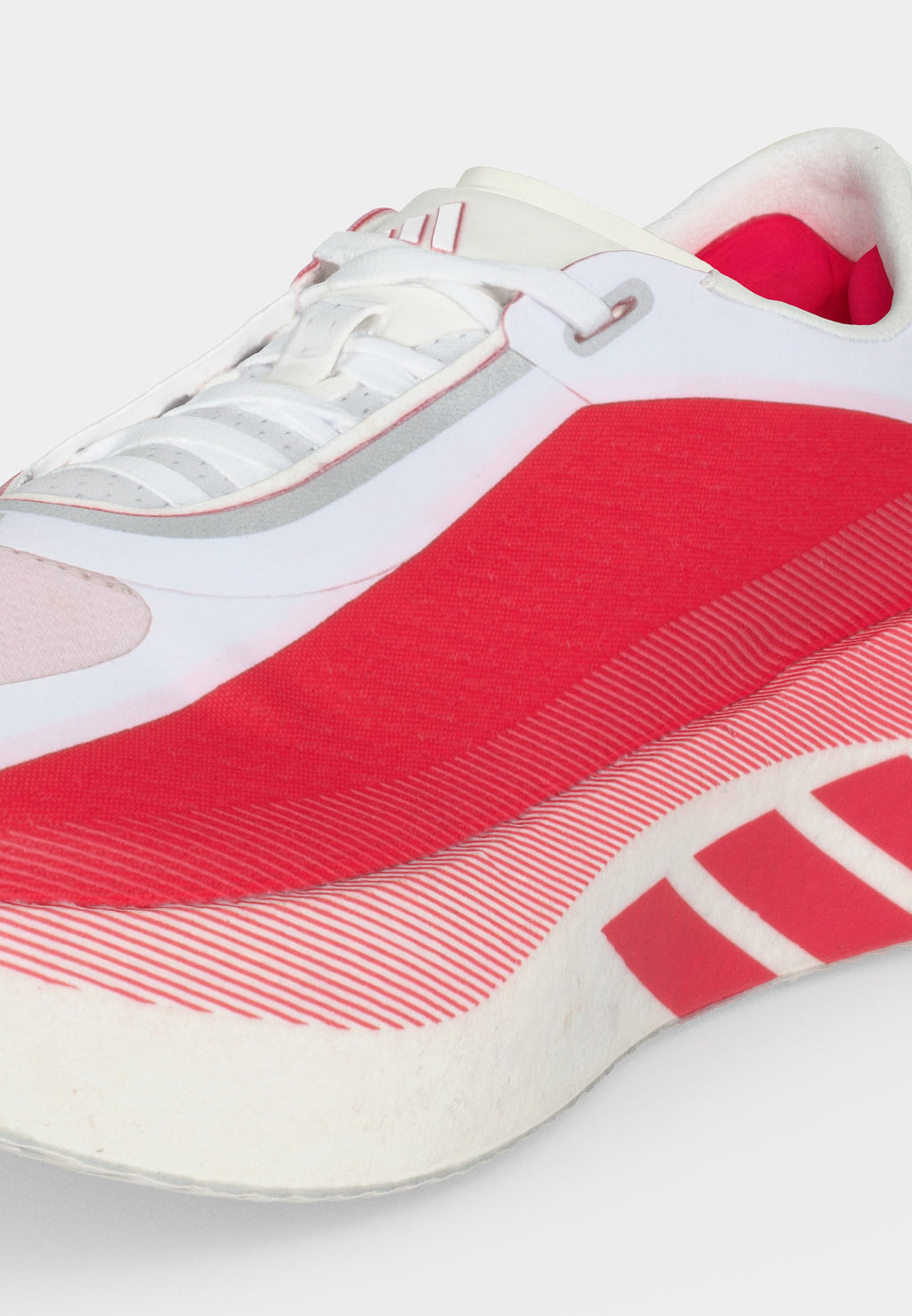 HYPERBOOST EDGE - Road running shoes - cloud white/pure ruby/metallic