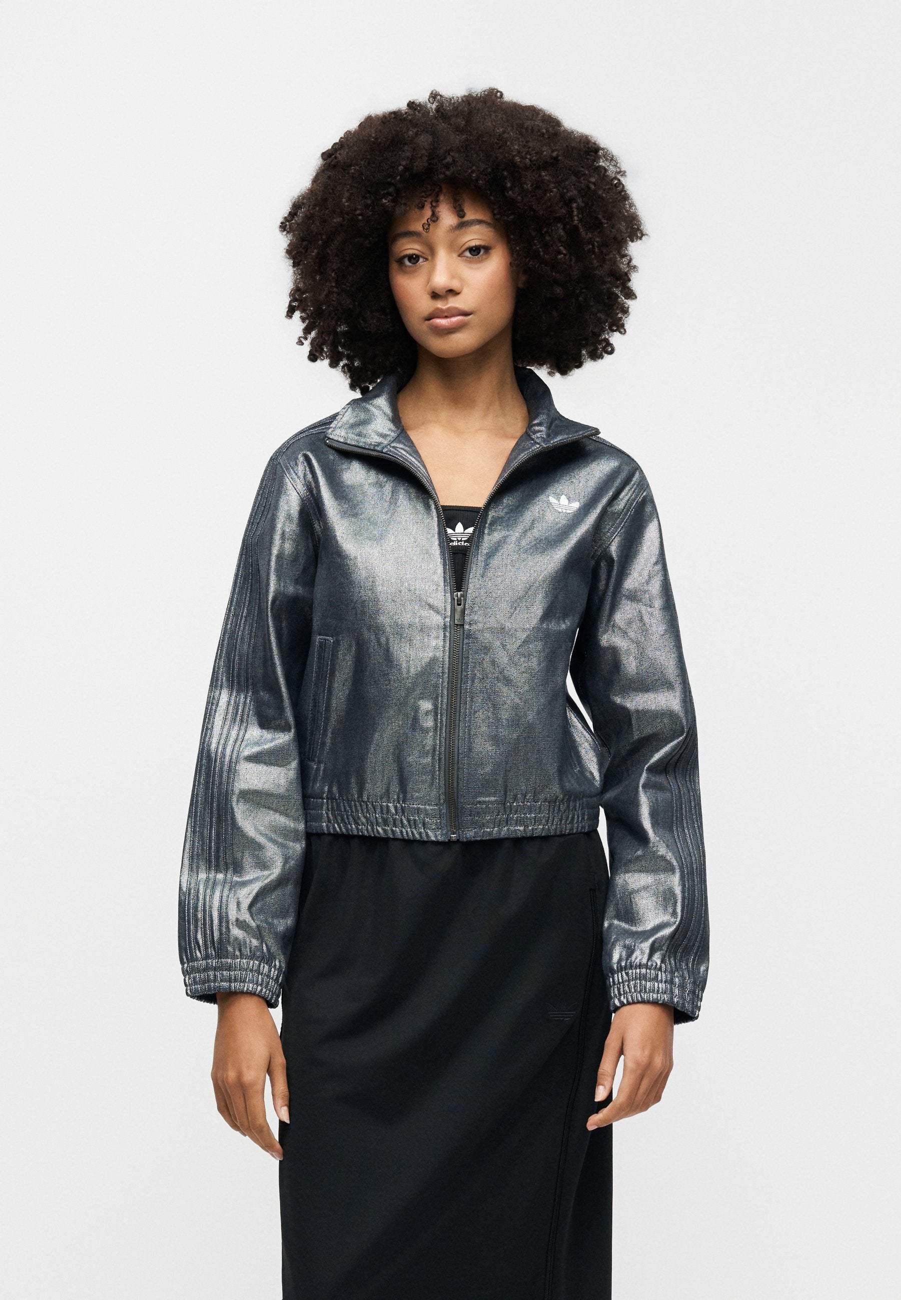 FIREBIRD - Denim jacket - silver-coloured