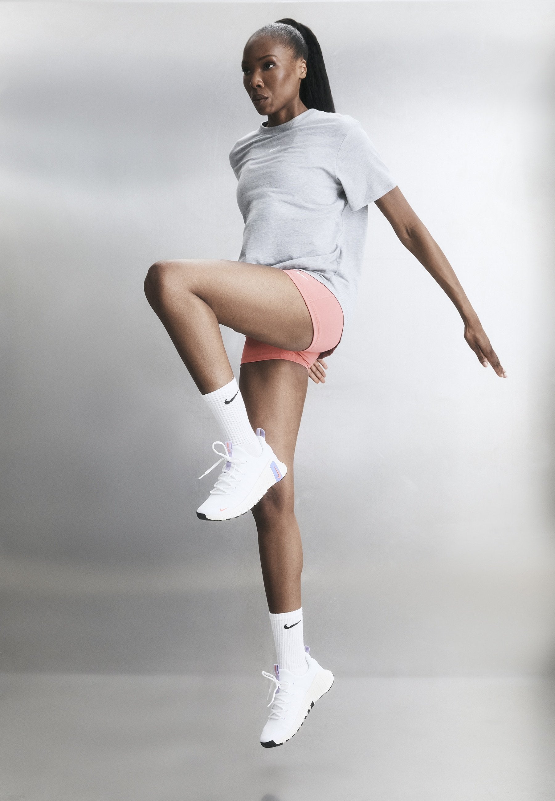 ONE RELAXED - Sports T-shirt - smoke grey/heather/white