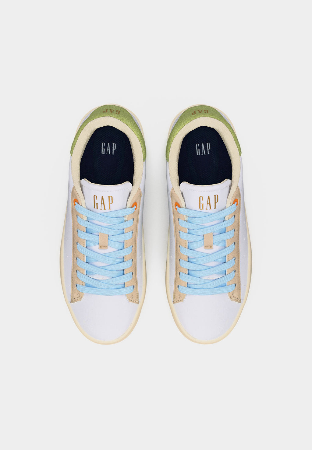 SUN - Trainers - white/pastel green