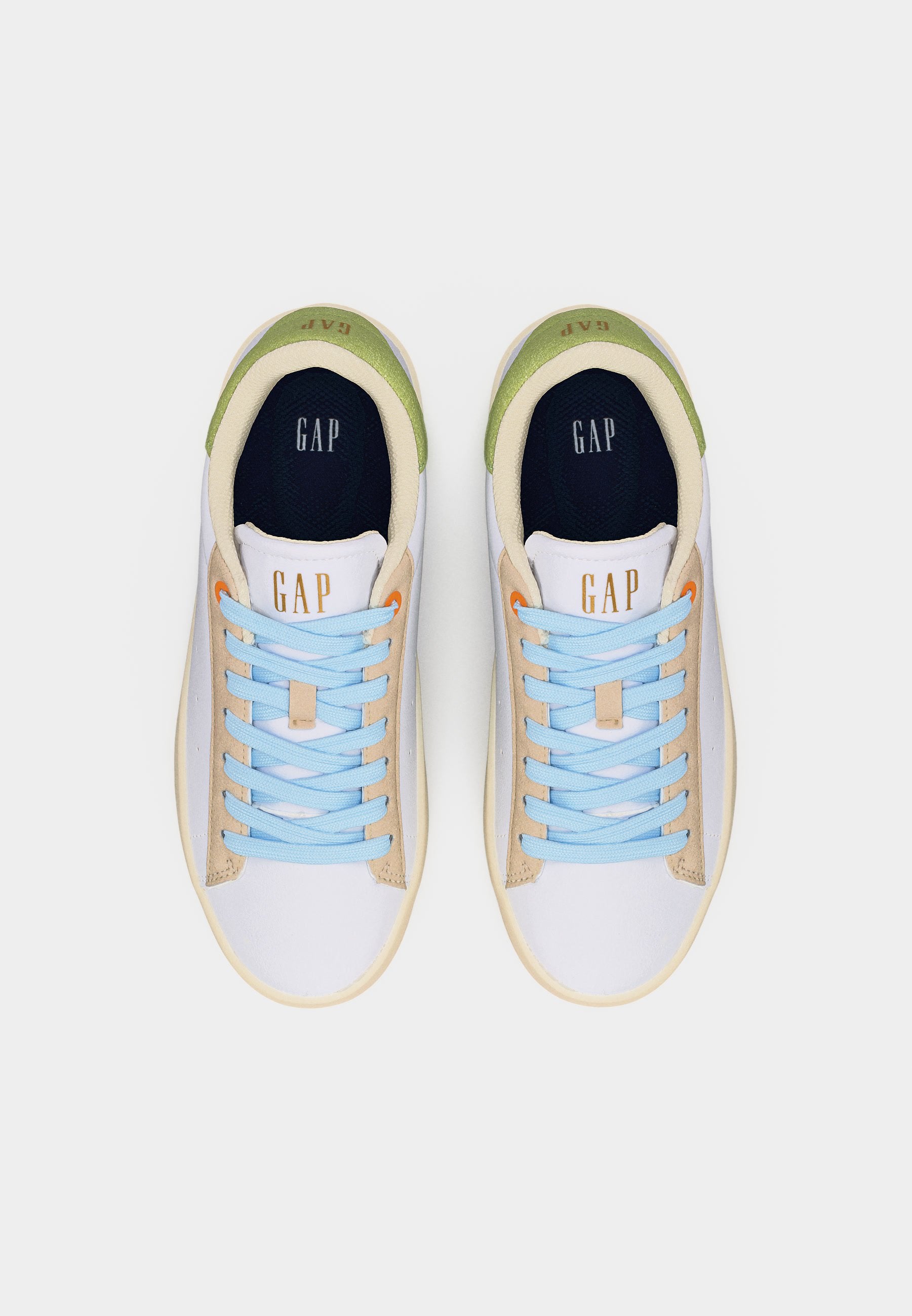SUN - Trainers - white/pastel green