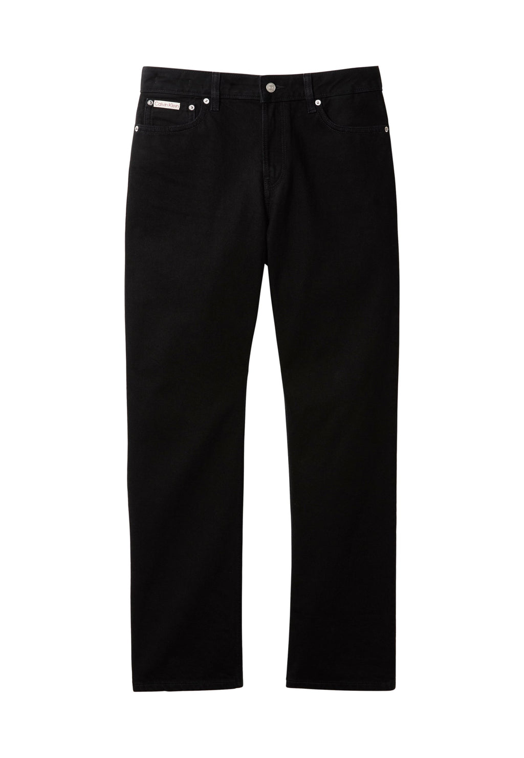 SIGNATURE STRAIGHT - Relaxed fit jeans - soft black