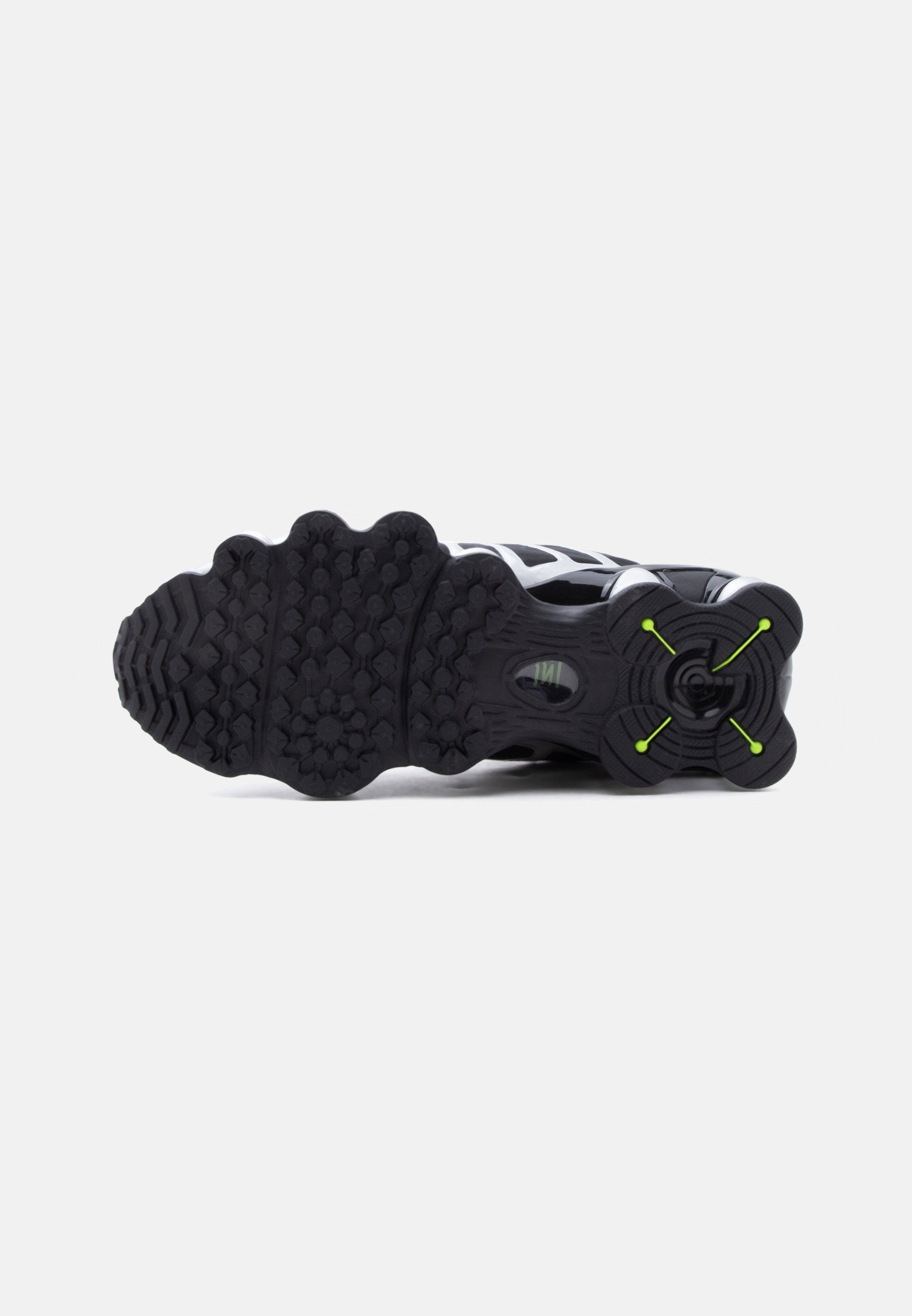 SHOX TL UNISEX - Trainers - black/metallic silver-coloured/volt ice/photon dust/white