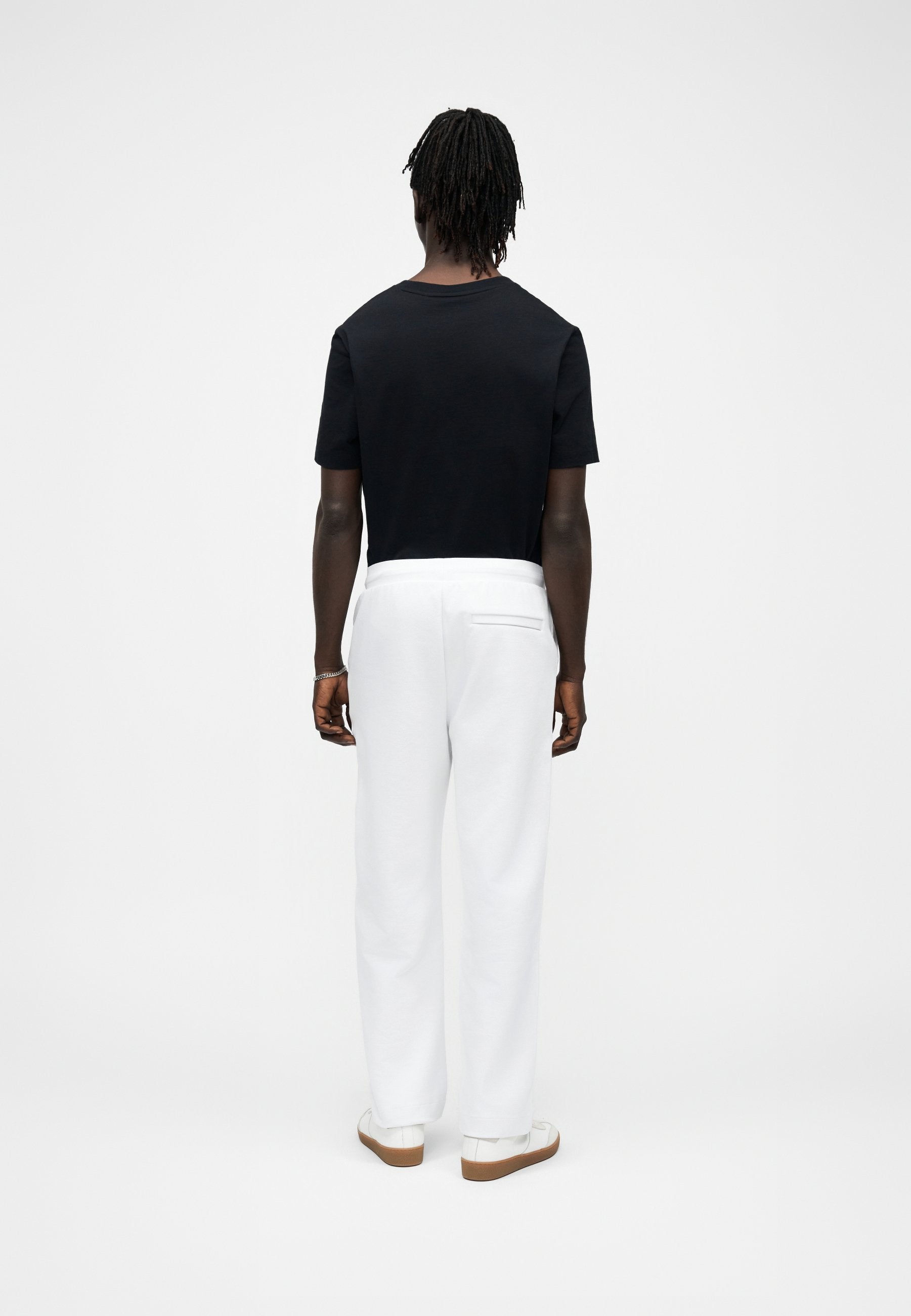 JT_MEMBER HURLEY - Tracksuit bottoms - white