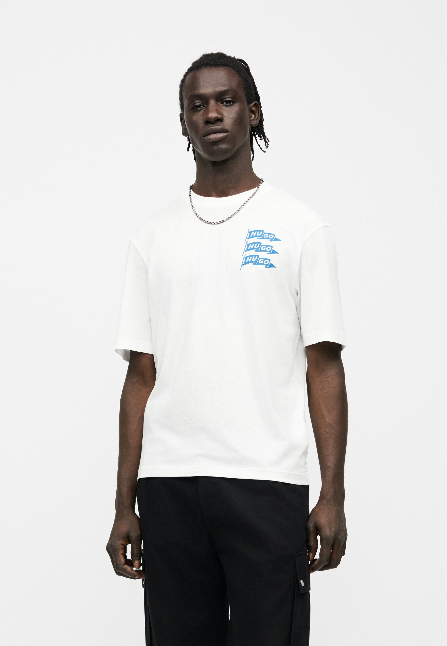 NALIEN - Print T-shirt - white