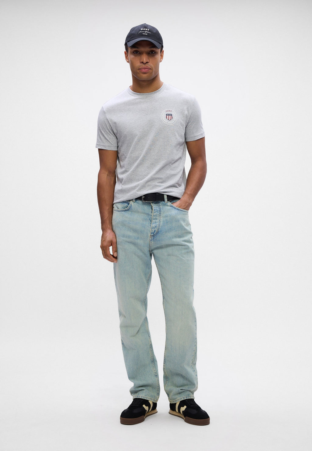 GRAPHIC  - Print T-shirt - grey melange