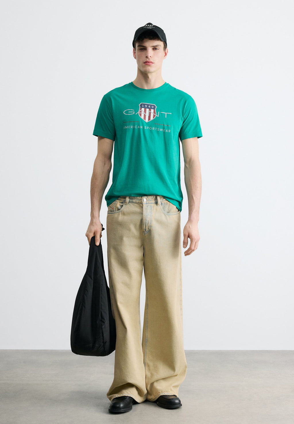 REG ARCHIVE SHIELD SS T-SHIRT - Print T-shirt - teal