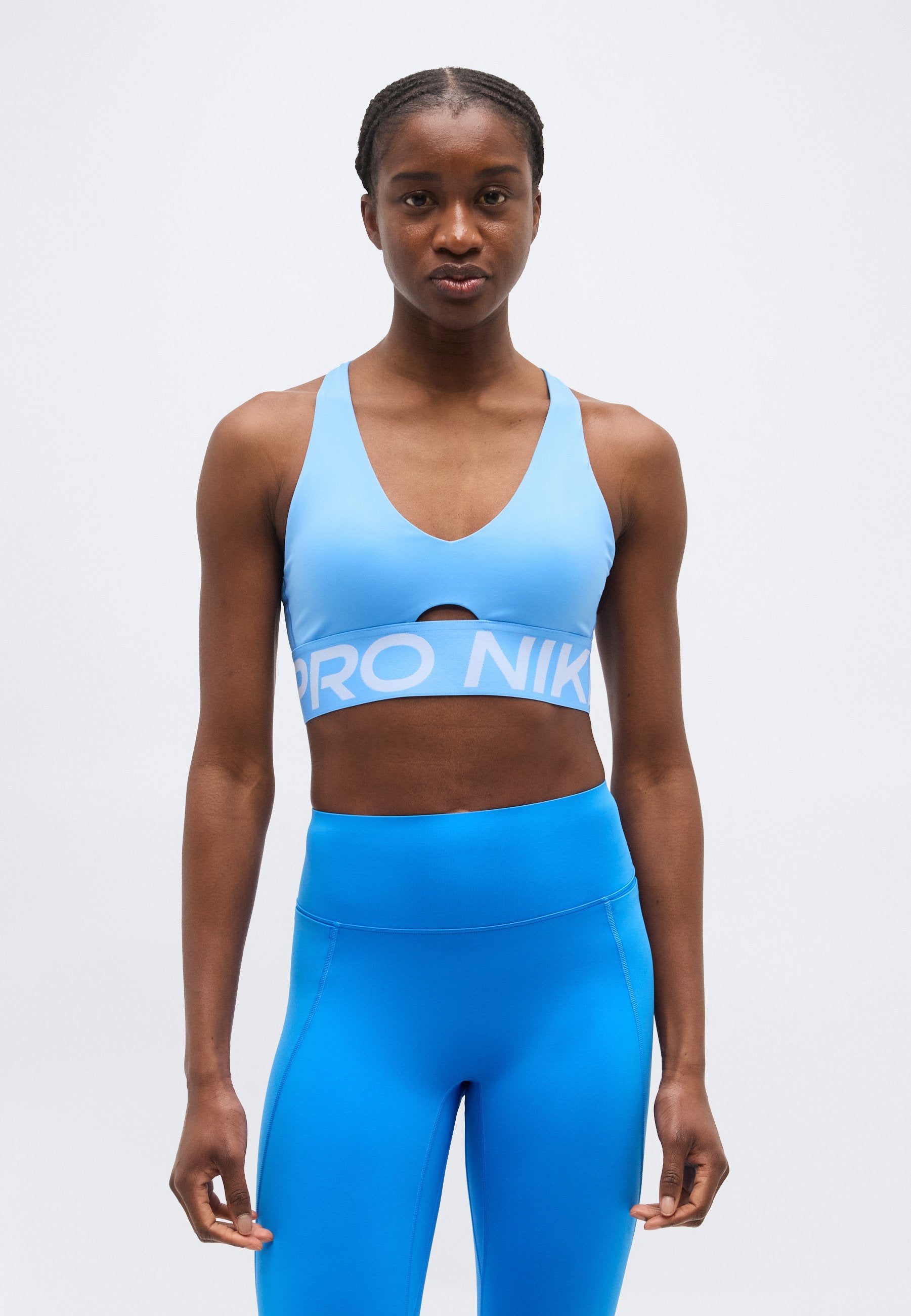 SCULPT BRA - Medium support sports bra - university blue/hydrogen blue/white