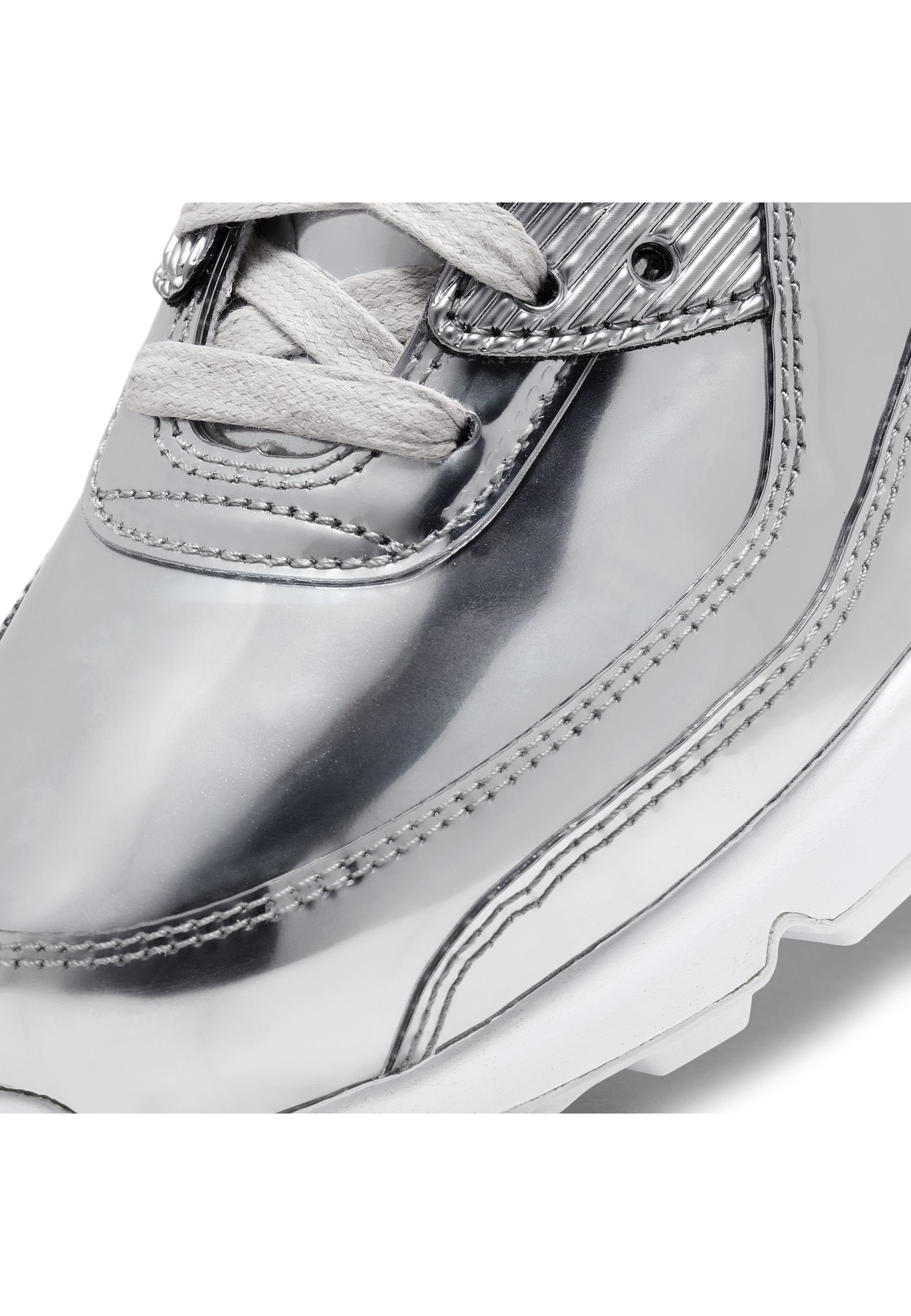 NIKE AIR MAX 90 - أحذية رياضية - كروم/بلاتينيوم نقي/أبيض/كروم