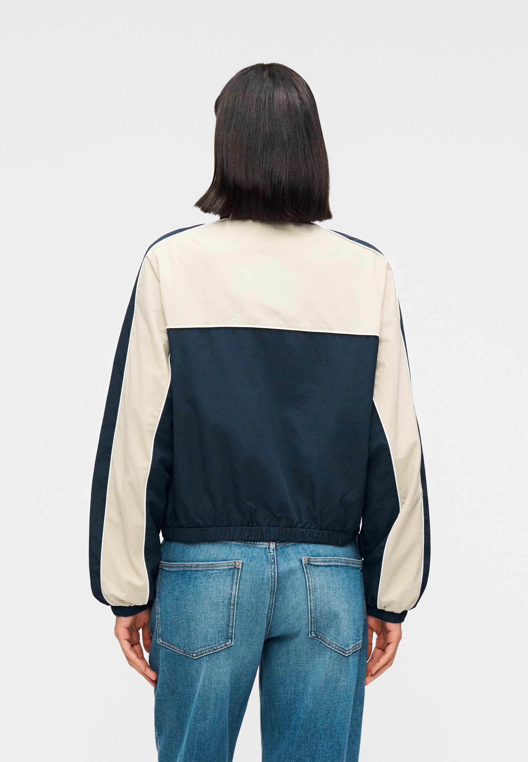 PIPING JACKET - Summer jacket - dark night navy