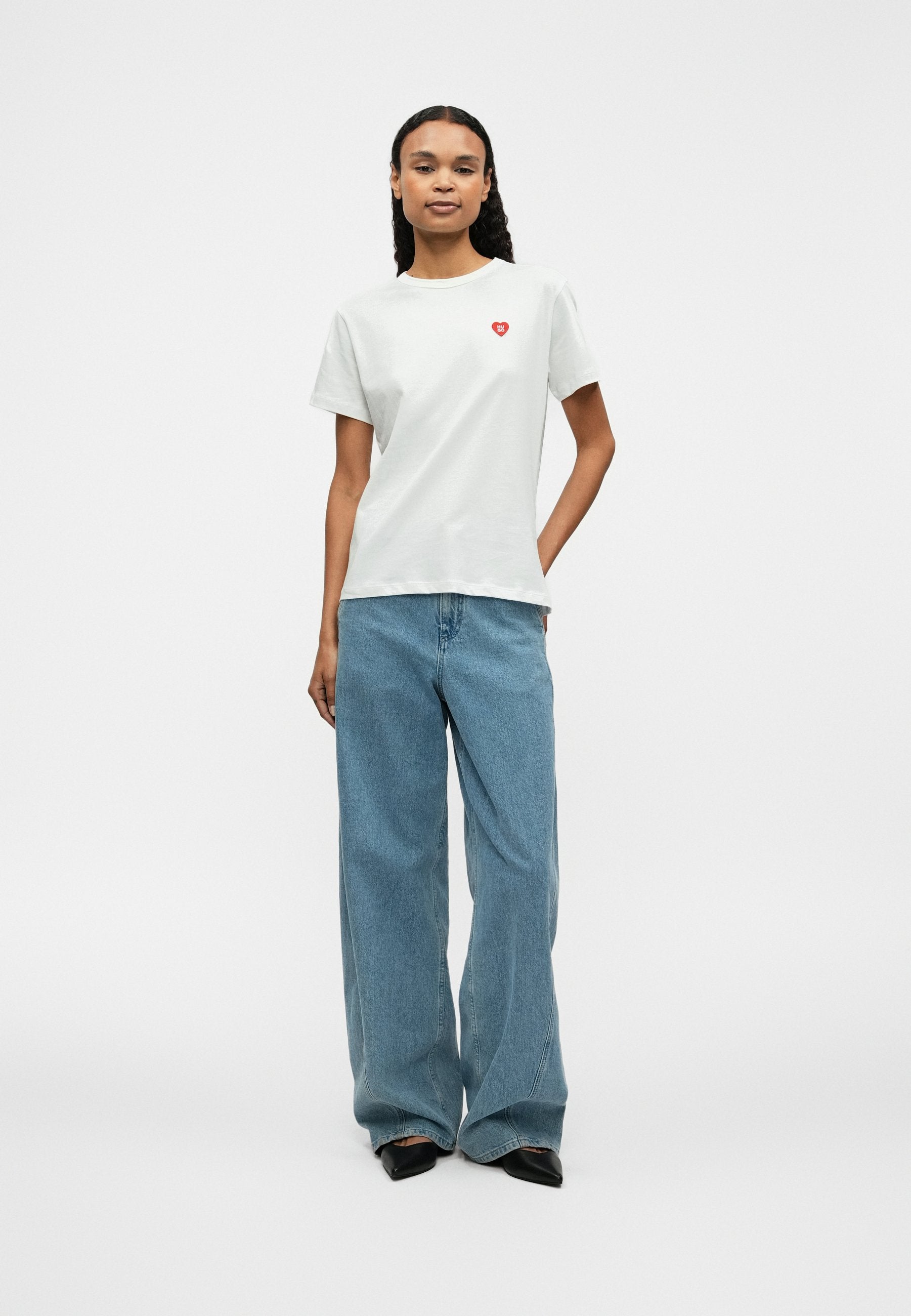 DAMACIA - Basic T-shirt - white