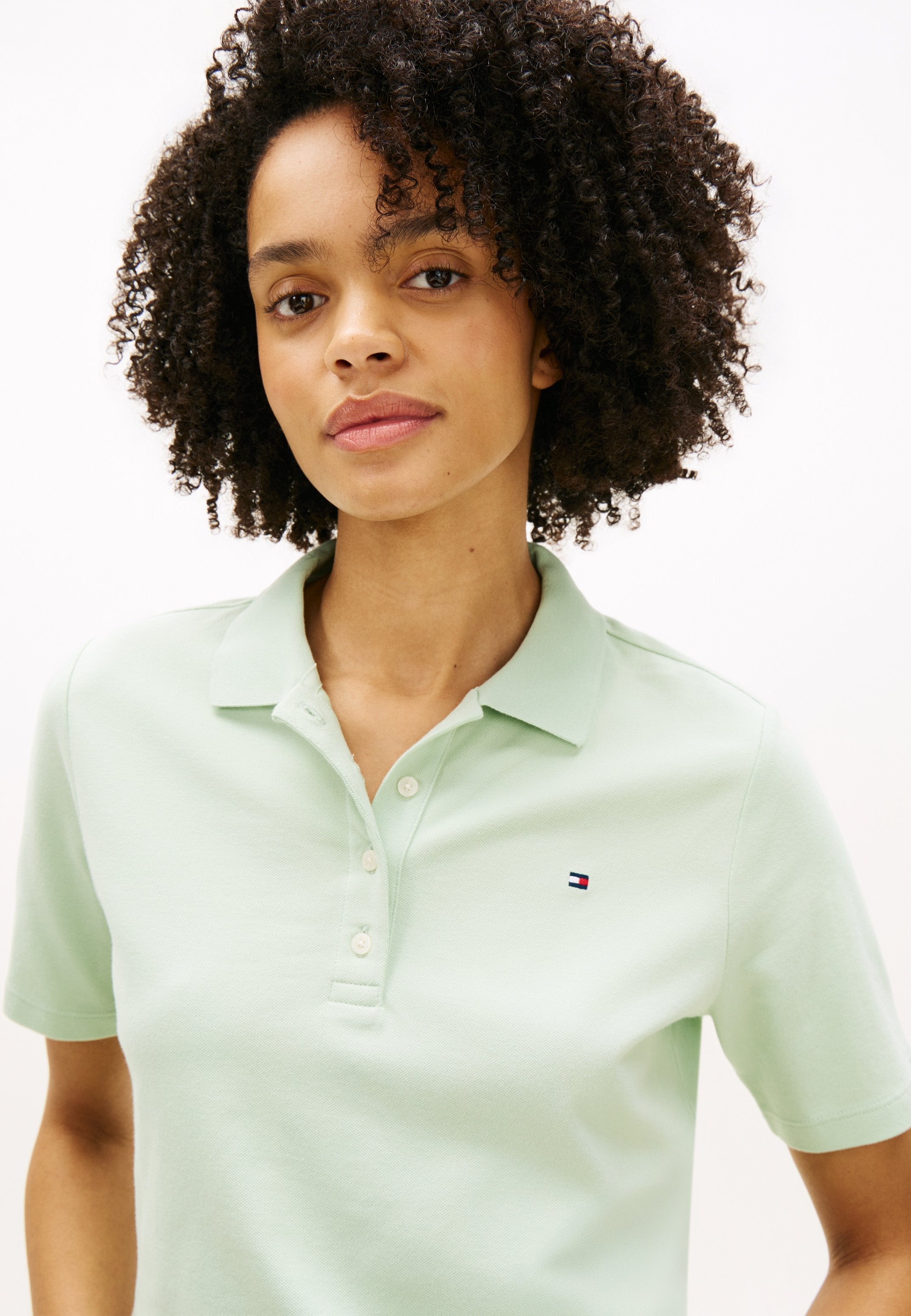 Polo shirt - gentle jade