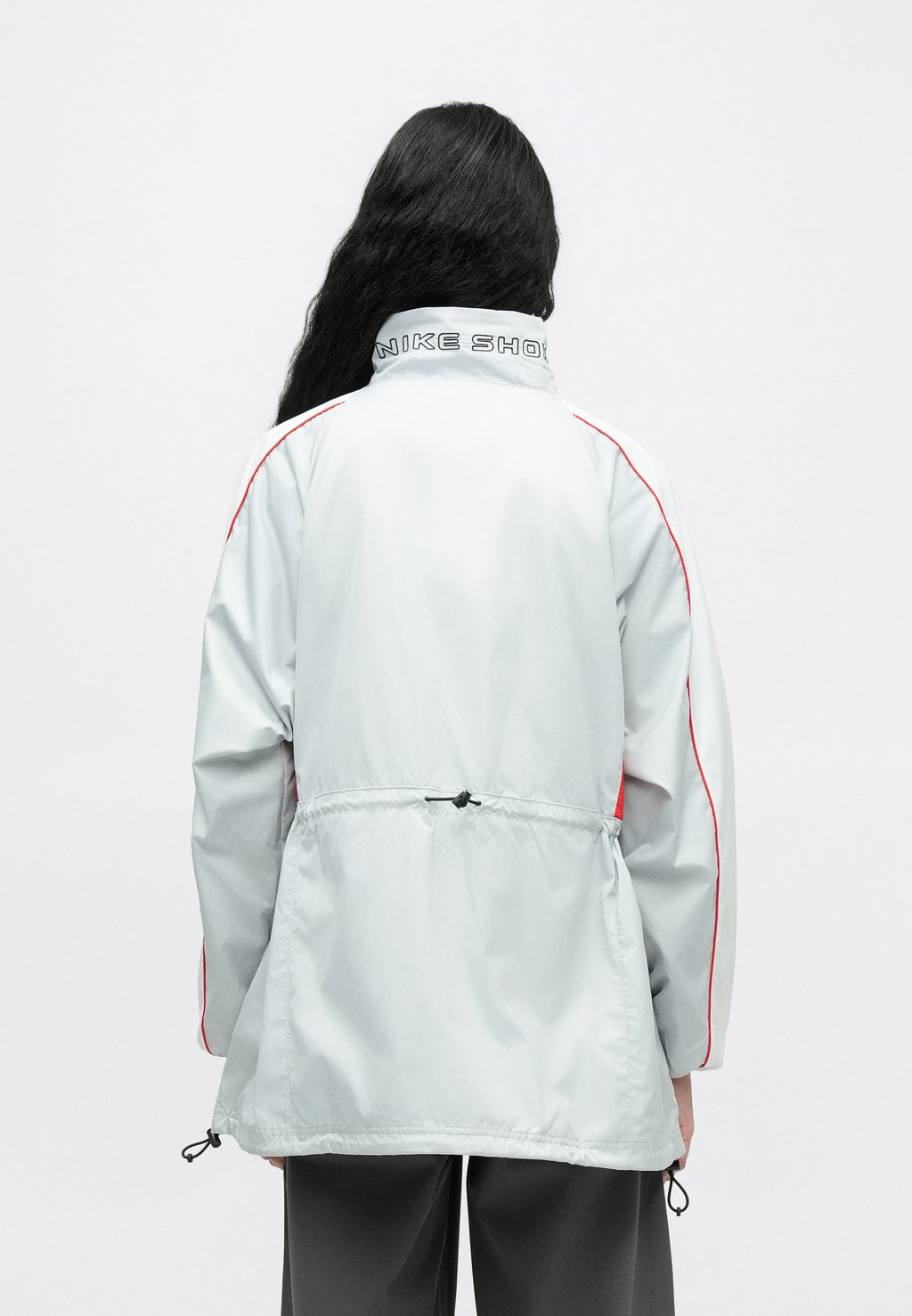 SHOX - Light jacket - grey fog/white/university red