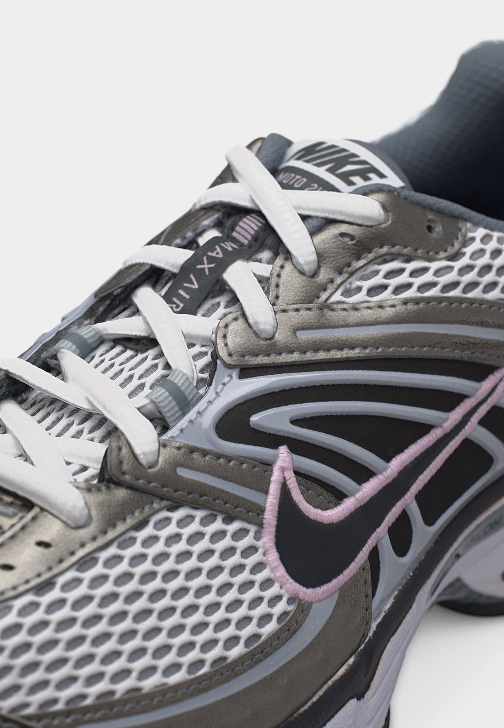 AIR MAX MOTO 2K UNISEX - Trainers - smoke grey/white/anthracite/pink foam/wolf grey/black