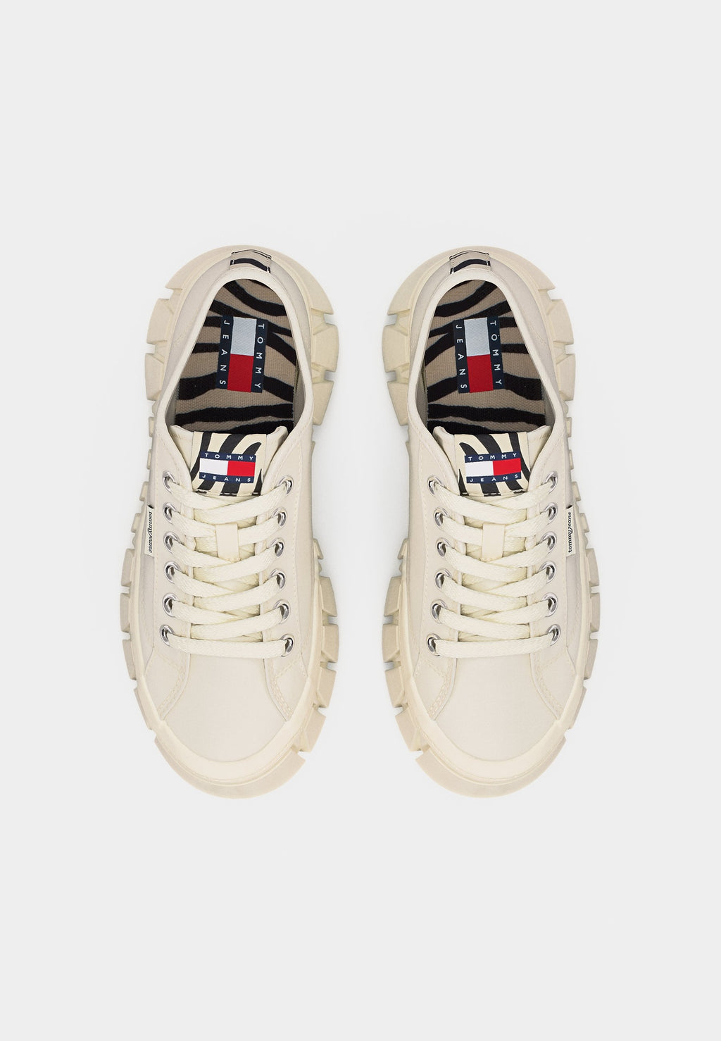 TJ PLATFORM SNEAKER ZEBRA - Trainers - ivory