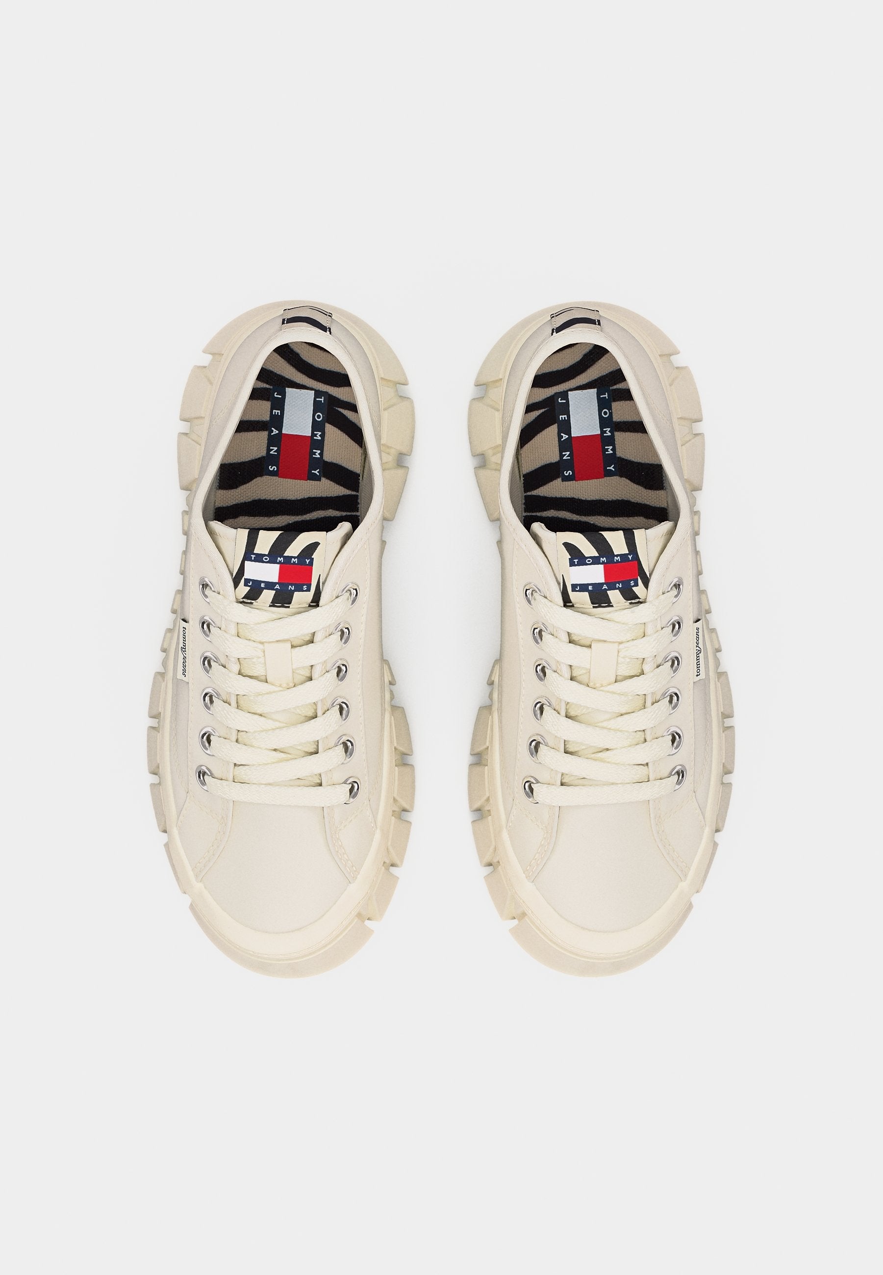 TJ PLATFORM SNEAKER ZEBRA - Trainers - ivory
