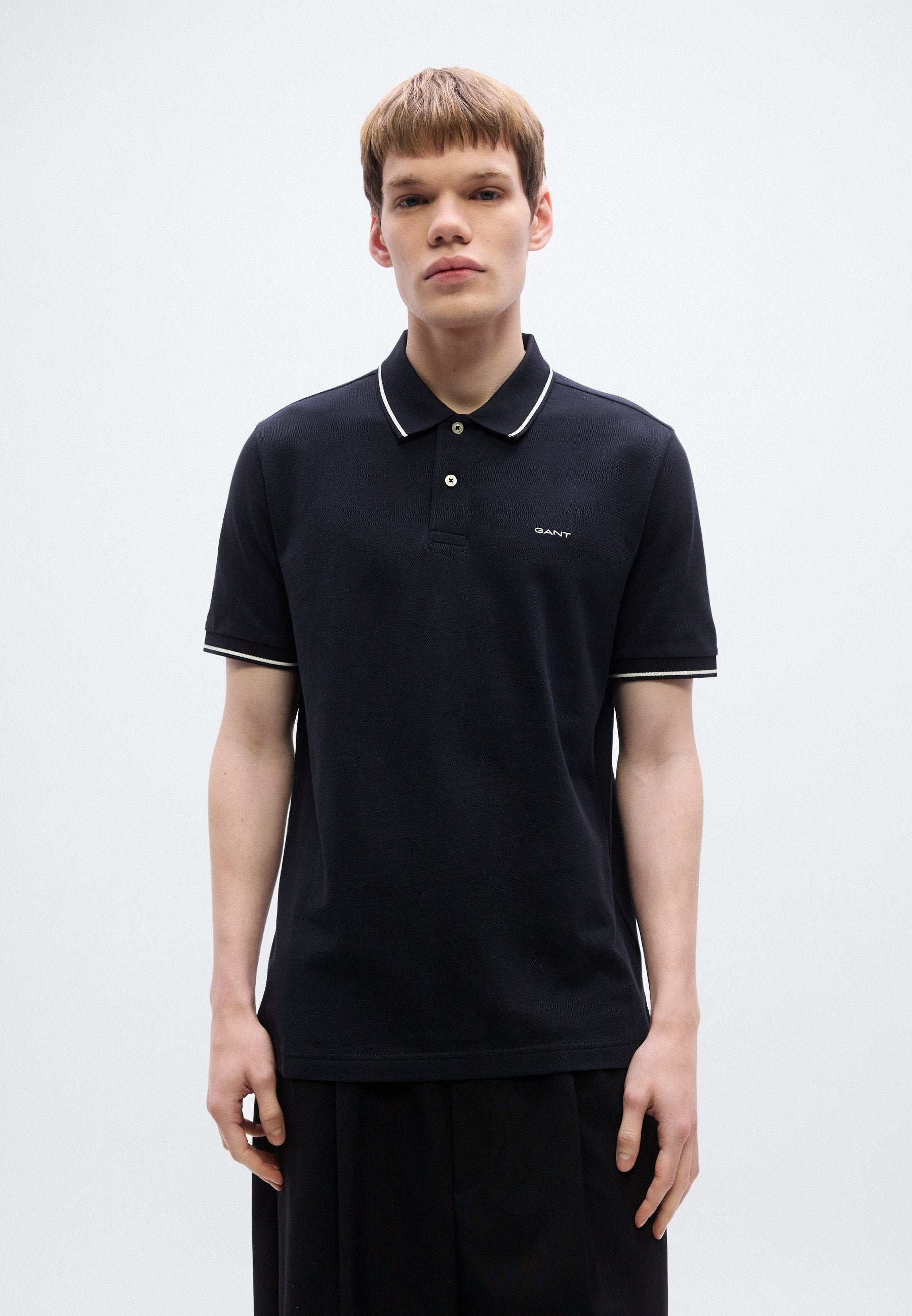 TIPPING - Polo shirt - black