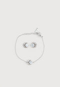 AURORA SET - Earrings - silver-coloured