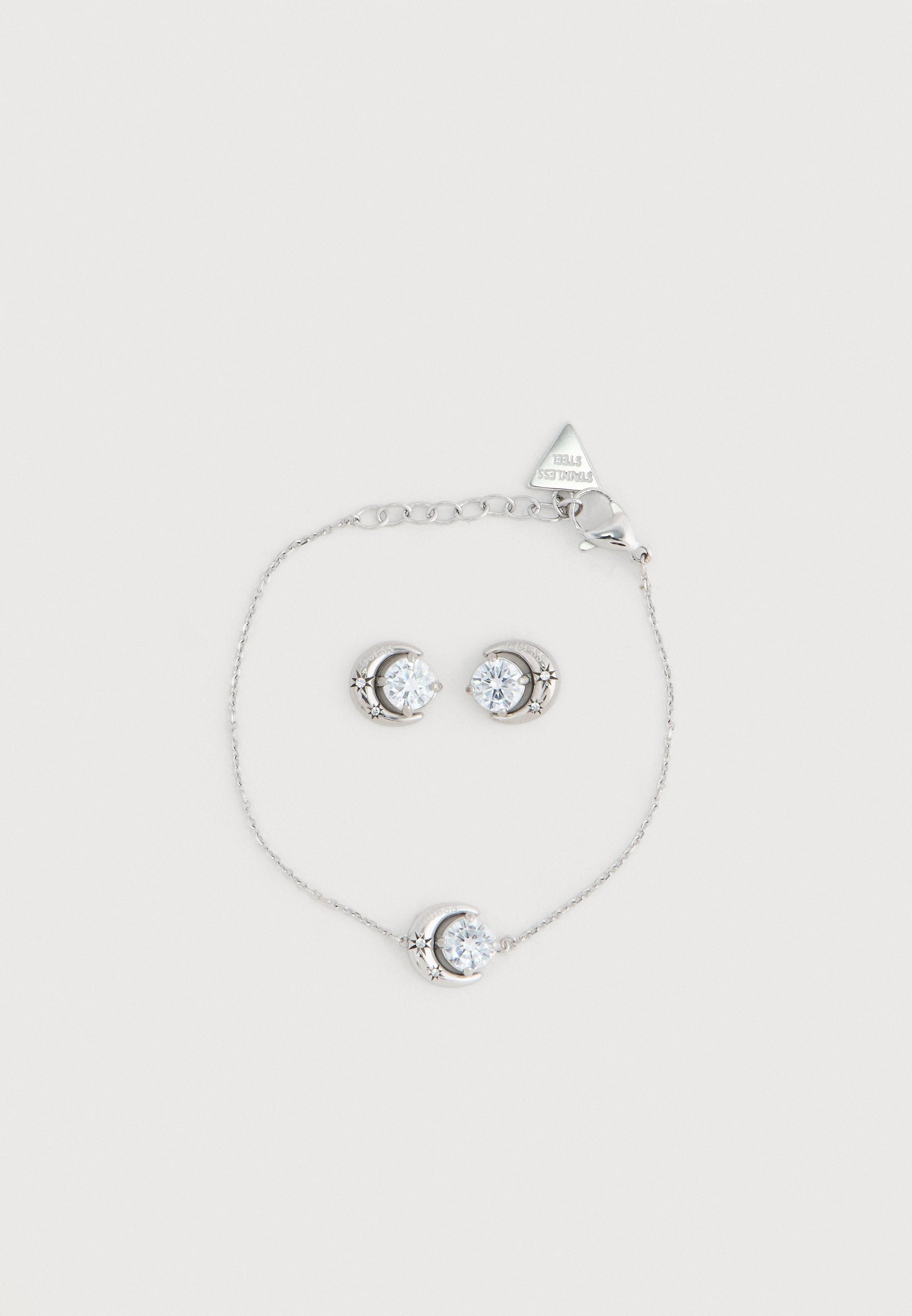 AURORA SET - Earrings - silver-coloured