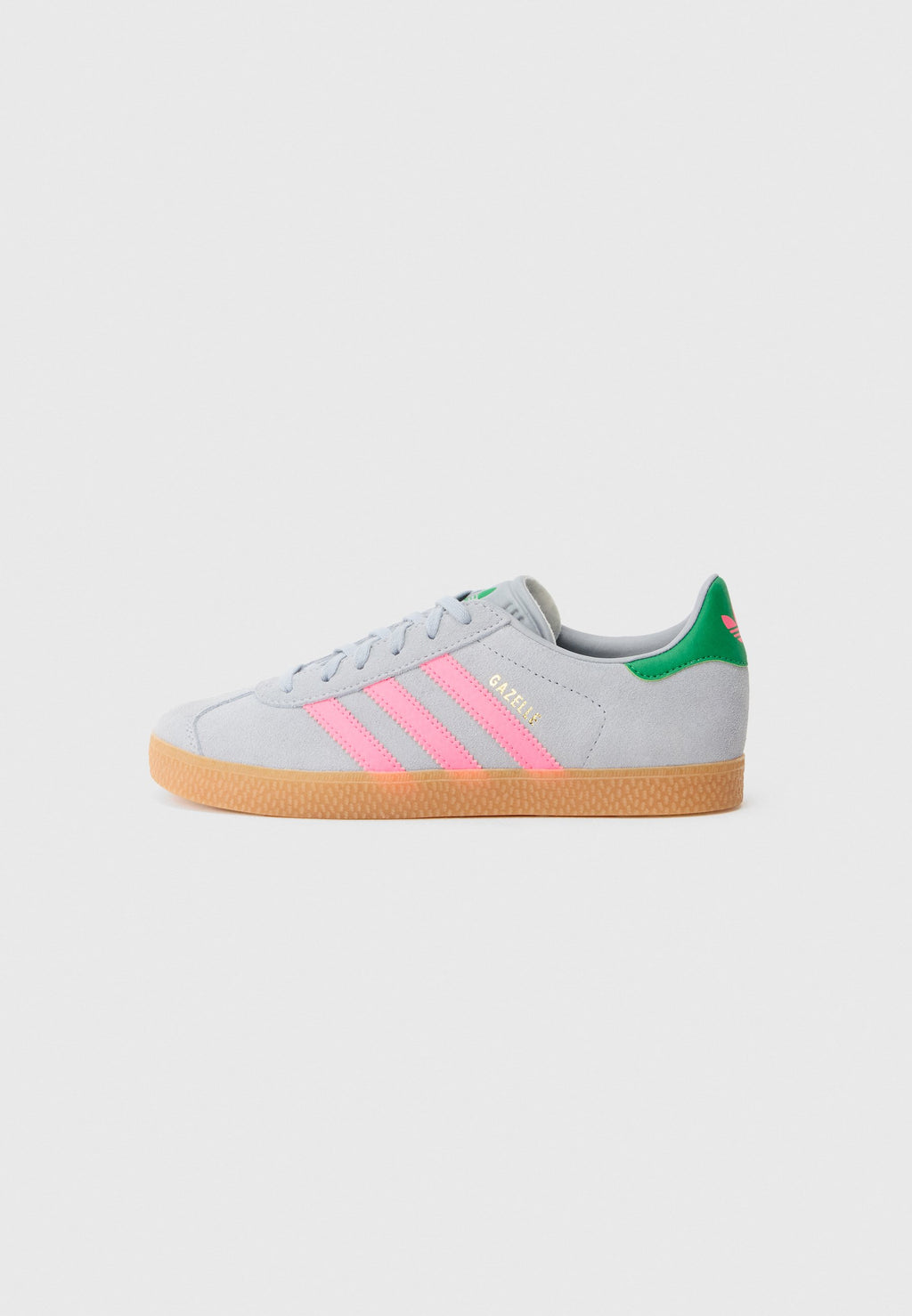 GAZELLE UNISEX - Spor Ayakkabı - açık gümüş rengi/parlak pembe/yeşil