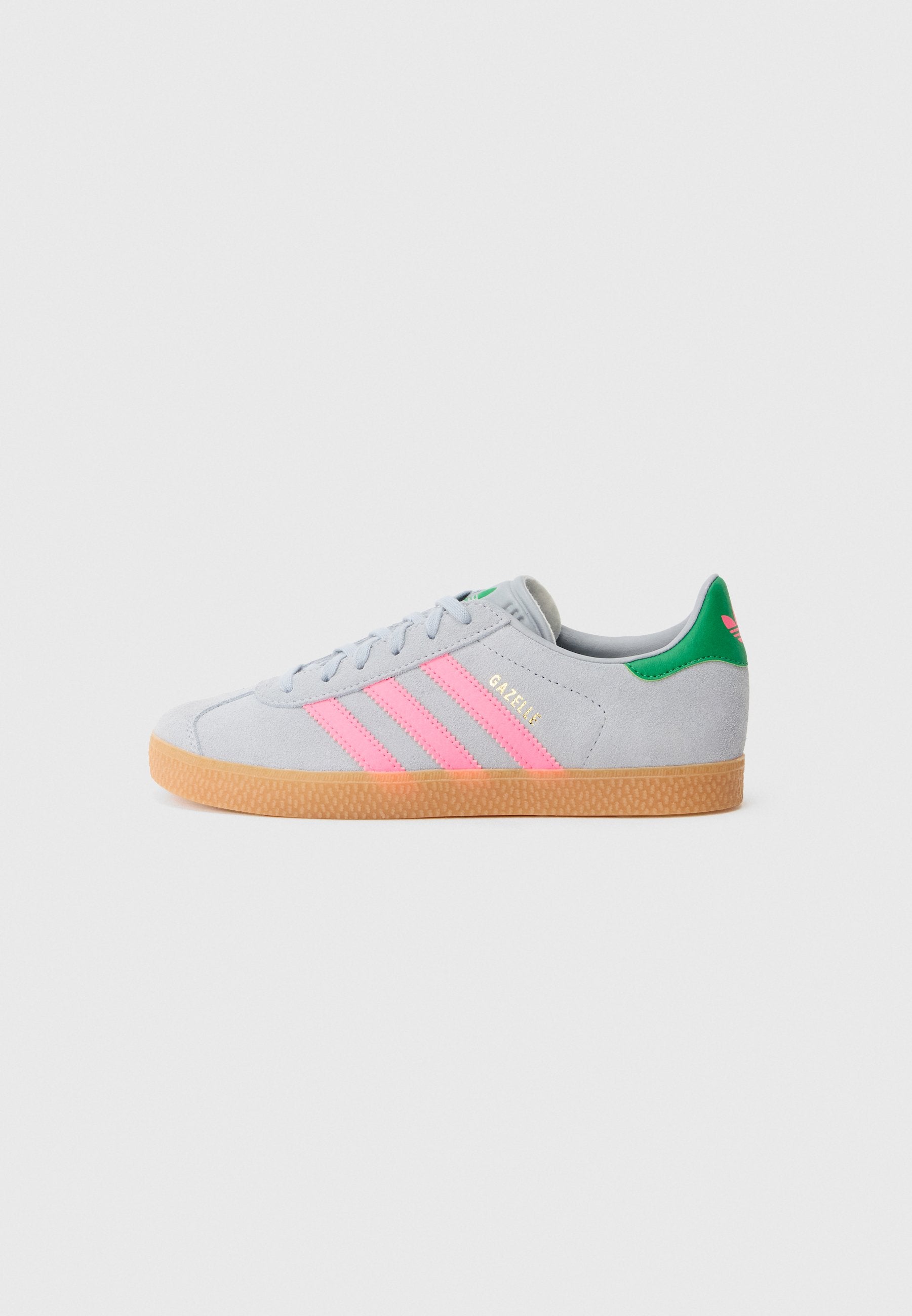 GAZELLE UNISEX - Spor Ayakkabı - açık gümüş rengi/parlak pembe/yeşil