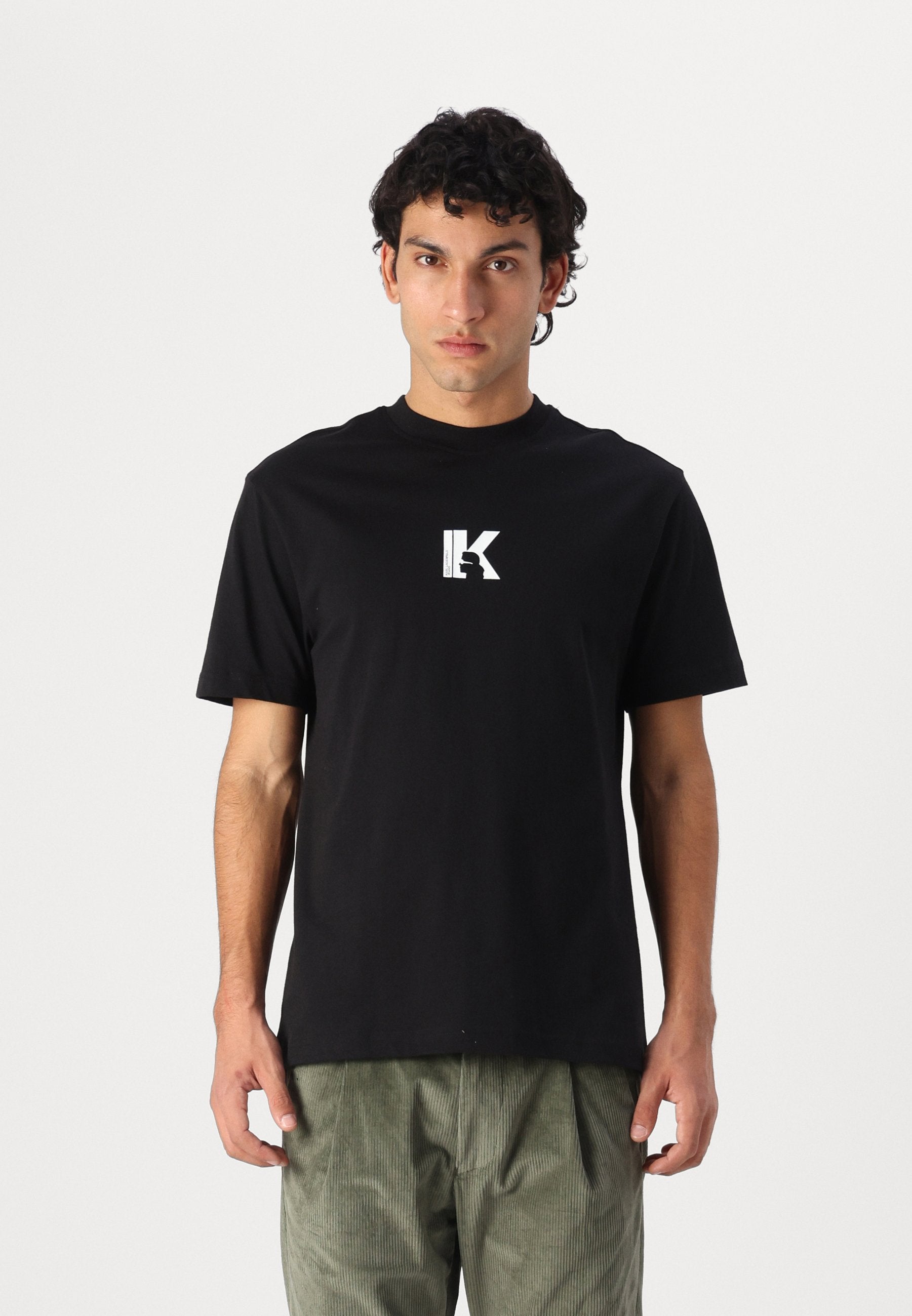 LOGO TEE - Print T-shirt - black