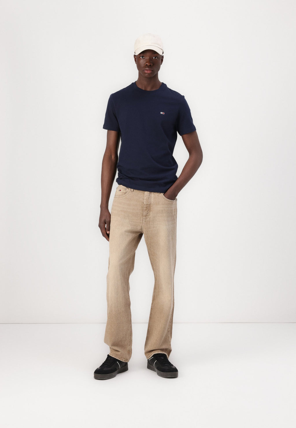 SLIM TEE 2 PACK - تي شيرت أساسي - رمادي/كحلي داكن