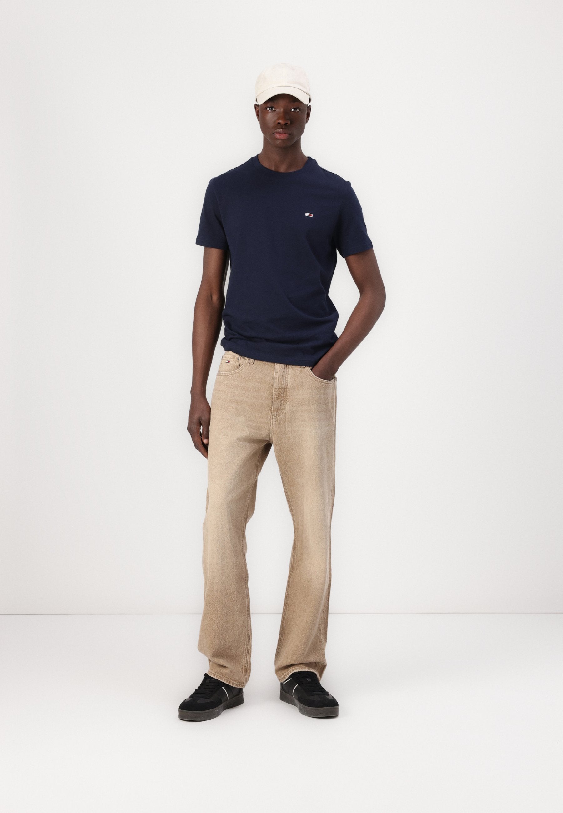 SLIM TEE 2 PACK - تي شيرت أساسي - رمادي/كحلي داكن