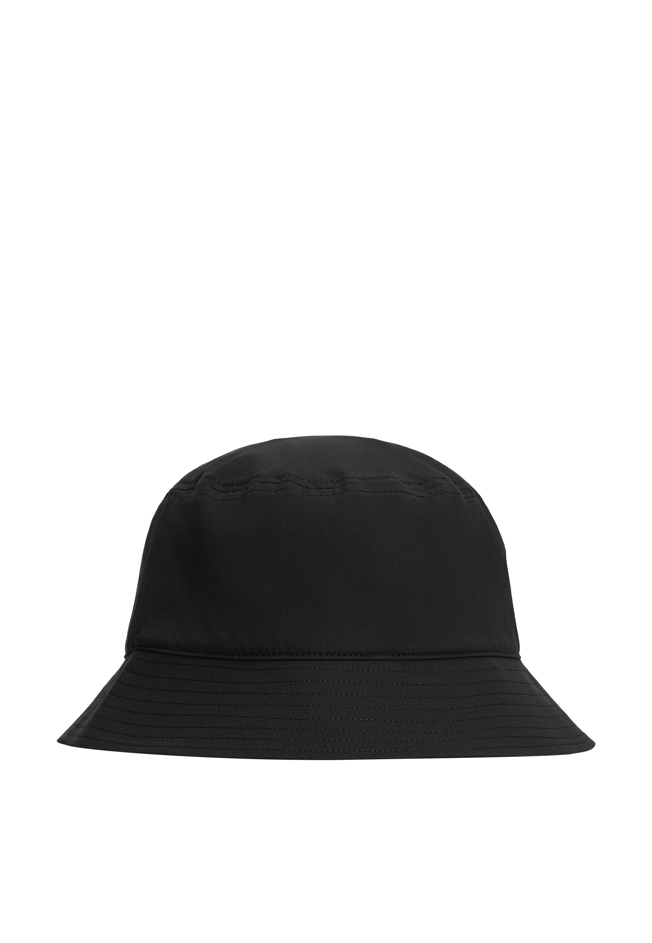 LINEAR LOGO EMBROIDERY TWILL BUCKET HAT - Hat - black