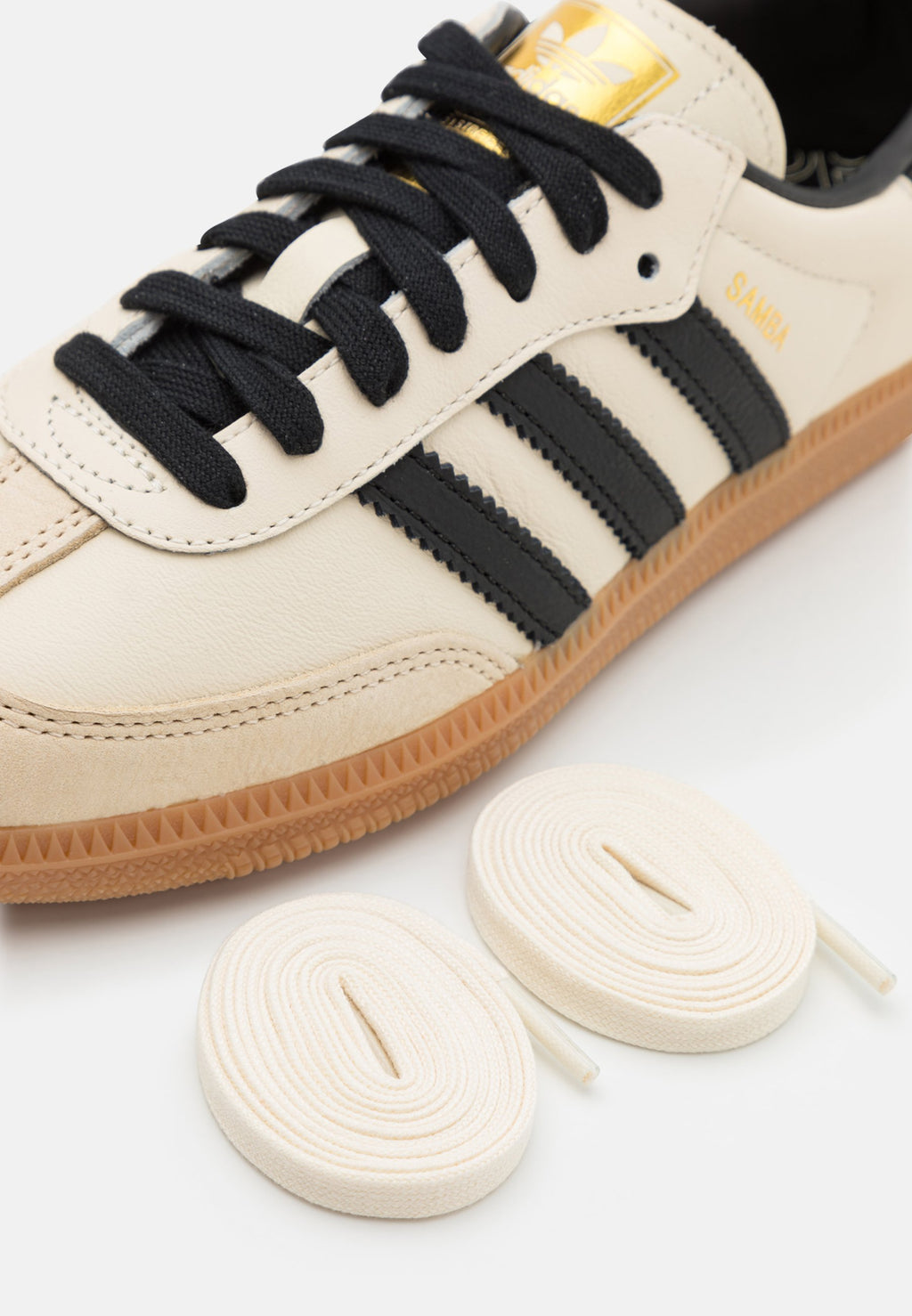 SAMBA OG W - Trainers - cream white/core black/sand strata