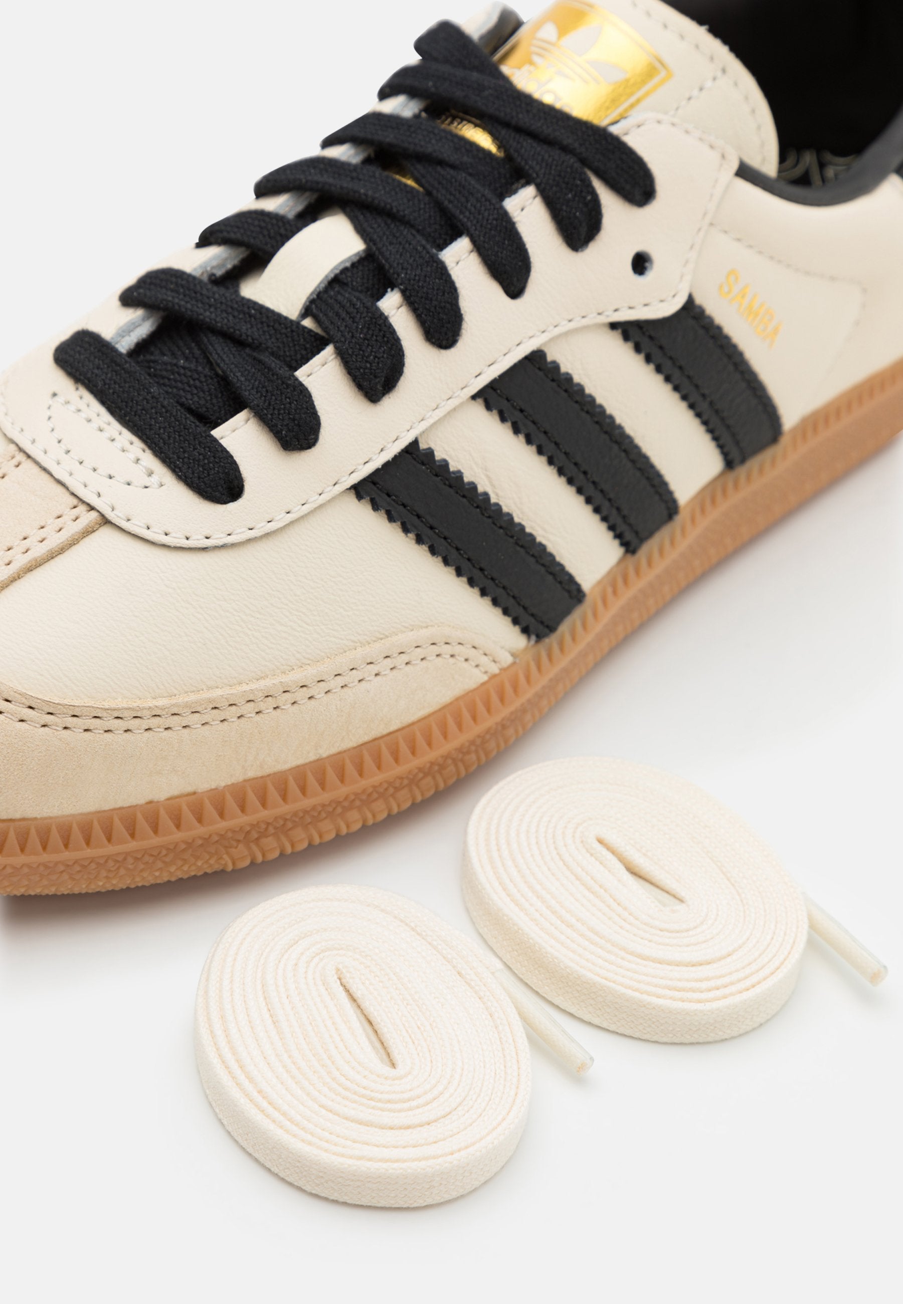 SAMBA OG W - Trainers - cream white/core black/sand strata