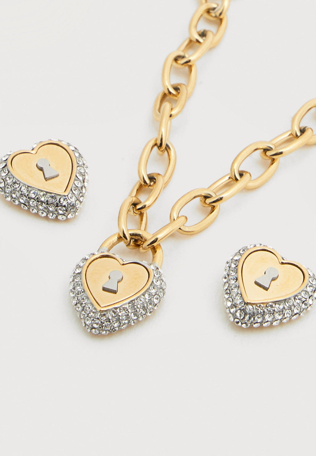 LOVE BITES SET - Necklace - gold-coloured