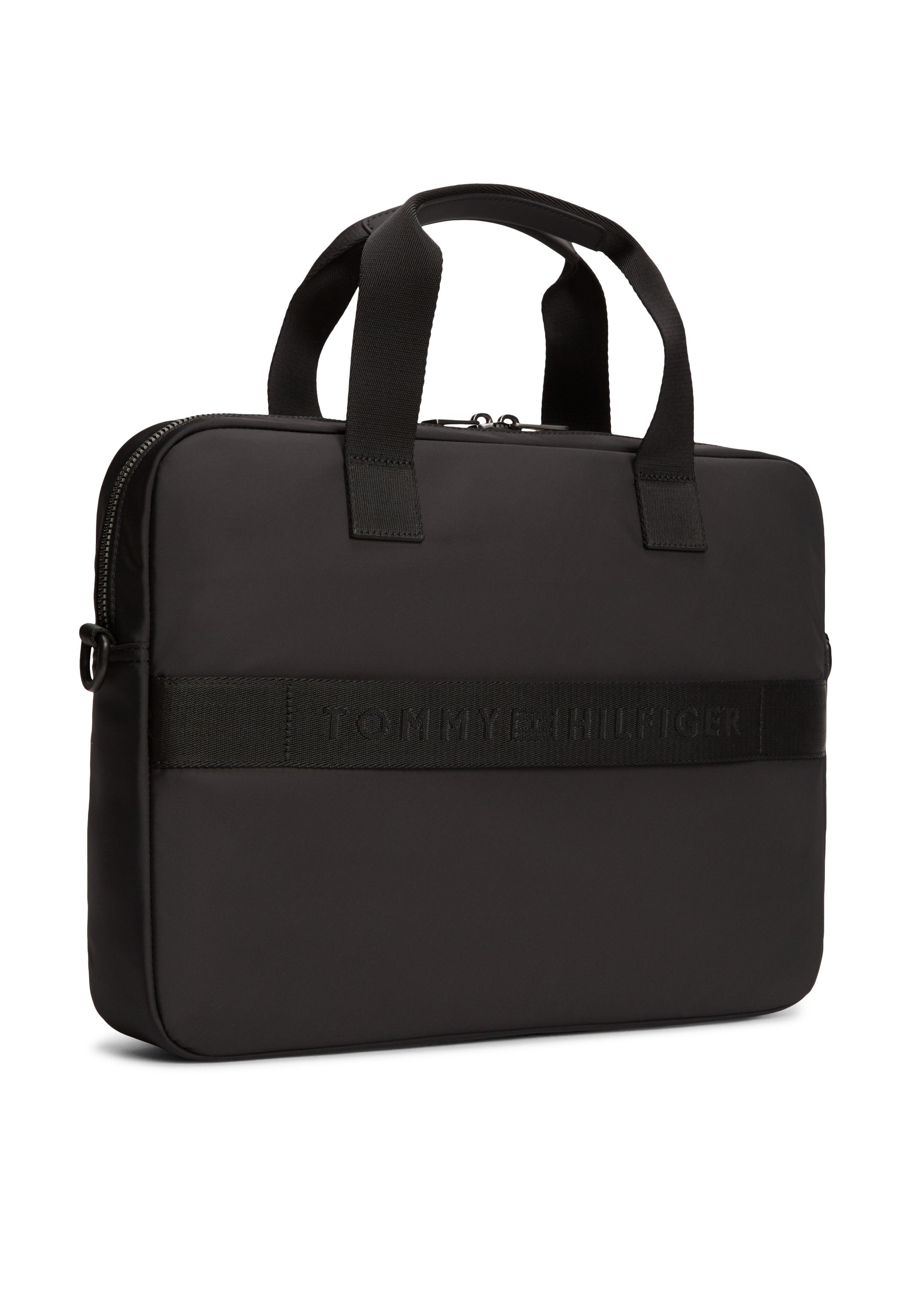 METAL LOGO LAPTOP BAG - Laptop bag - black