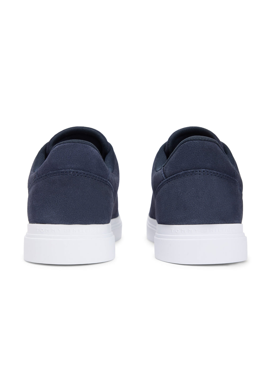 SUEDE METALLIC LOGO CUPSOLE TRAINERS - Trainers - space blue