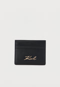 SIGNATURE CARD HOLDER - Wallet - black/gold-coloured