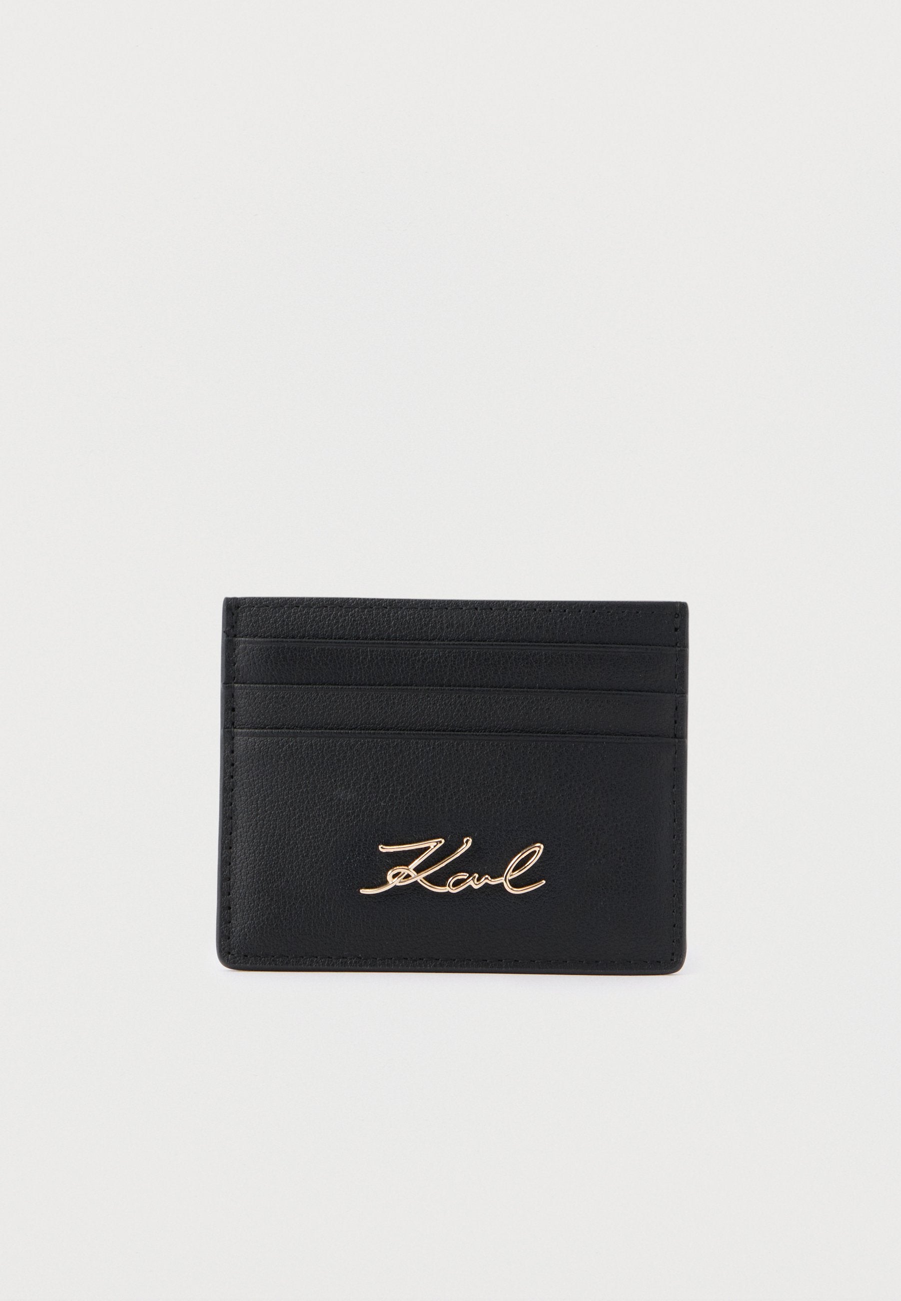 SIGNATURE CARD HOLDER - Wallet - black/gold-coloured