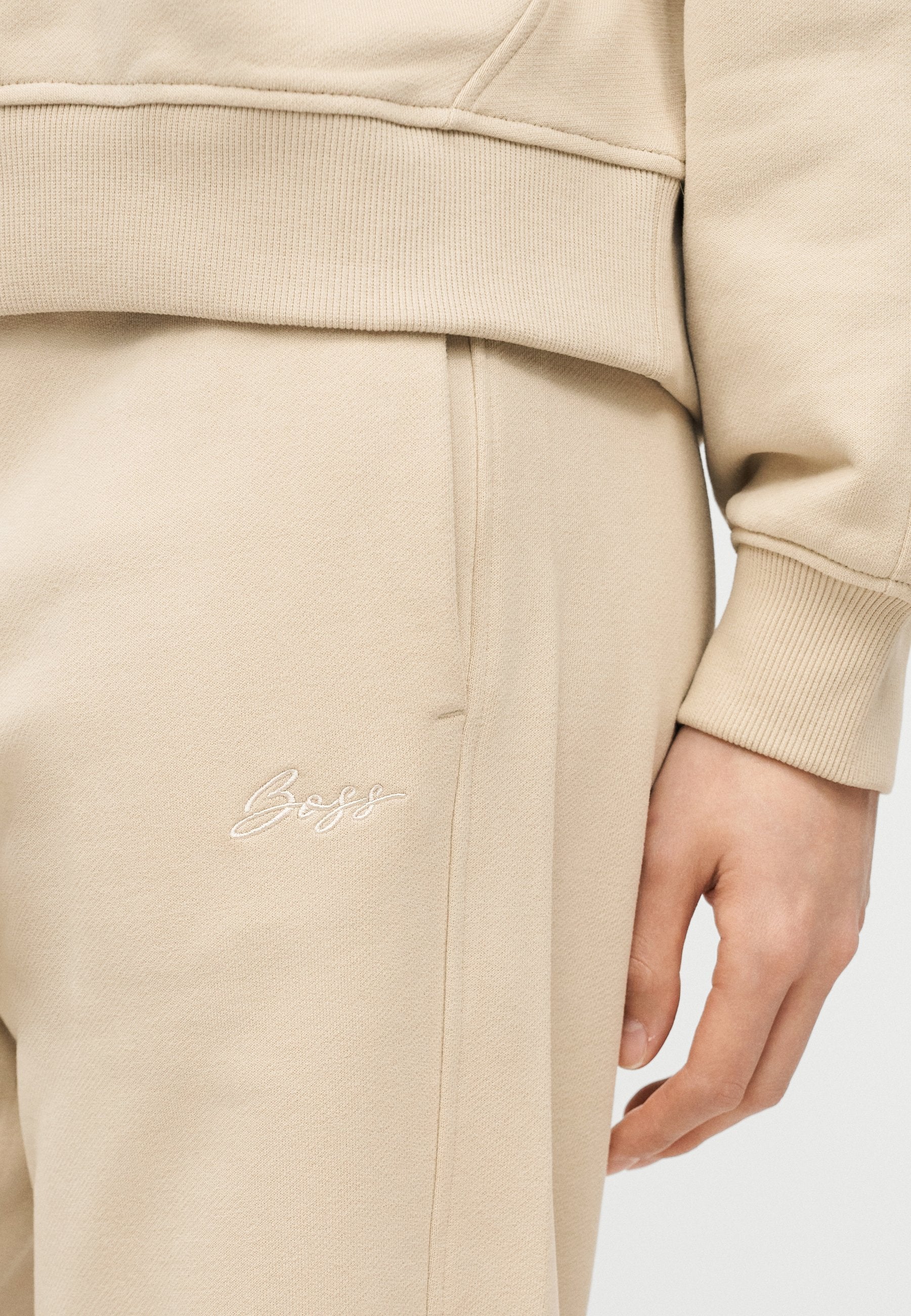 ENDLESS - Tracksuit bottoms - open beige