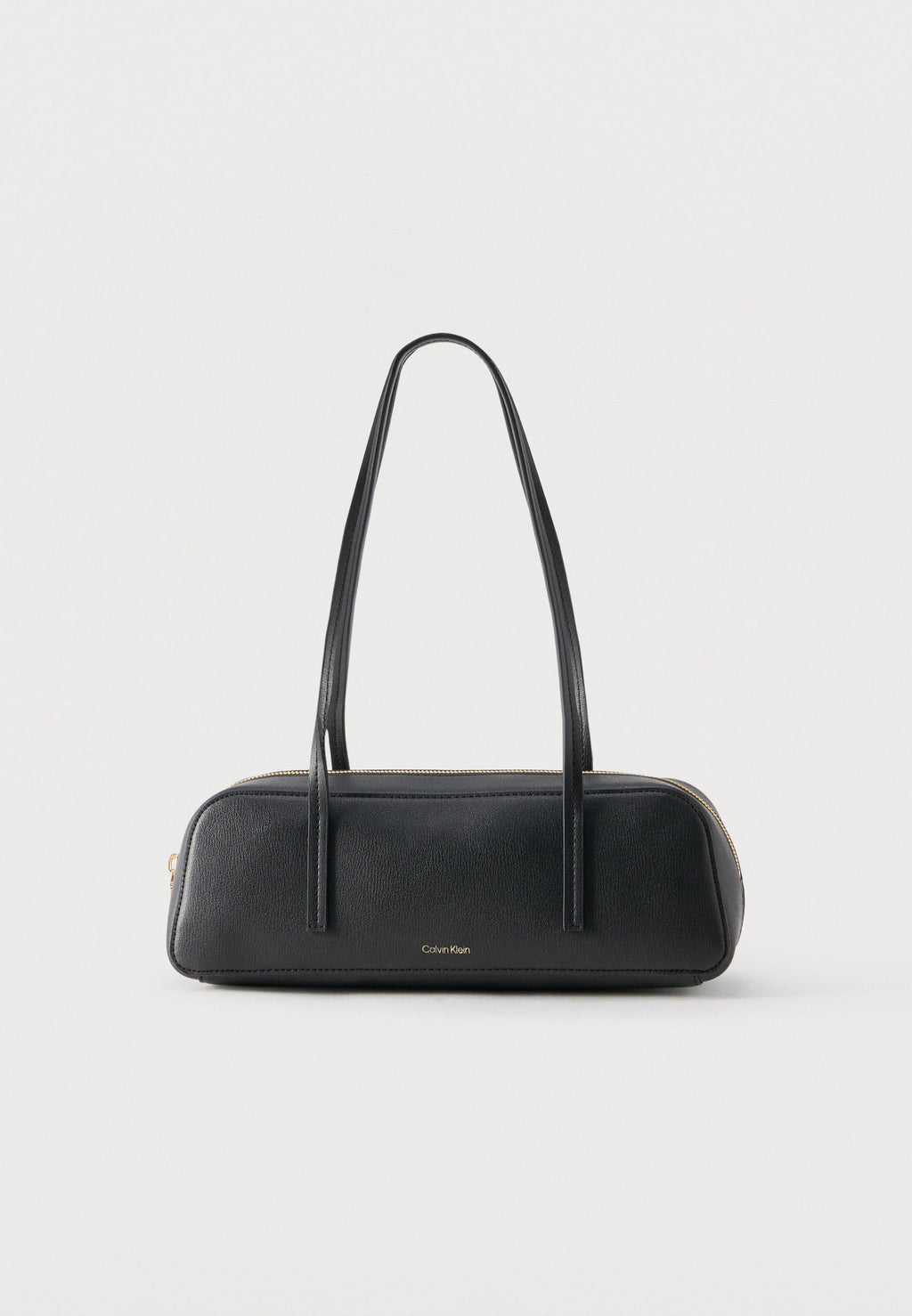 FOIL LOGO BAULETTO - Handbag - black/toasted coconut