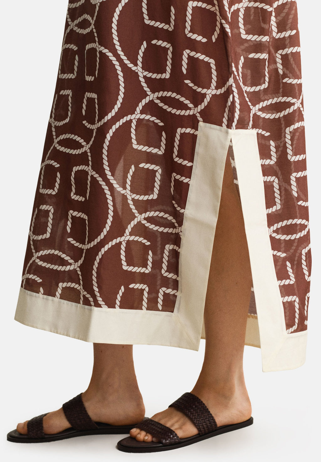 MONOGRAM PRINT CAFTAN - Maxi dress - fresh soil