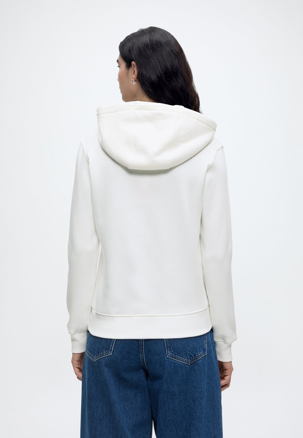 FLAG ZIP  - Zip-up sweatshirt - ecru