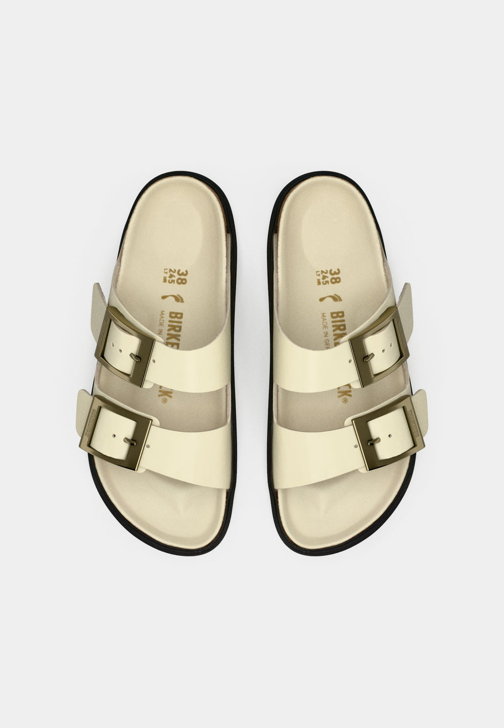 ARIZONA DB LENA HS ECRU HEX CUPSOLEN REGULAR - Sandals - ecru