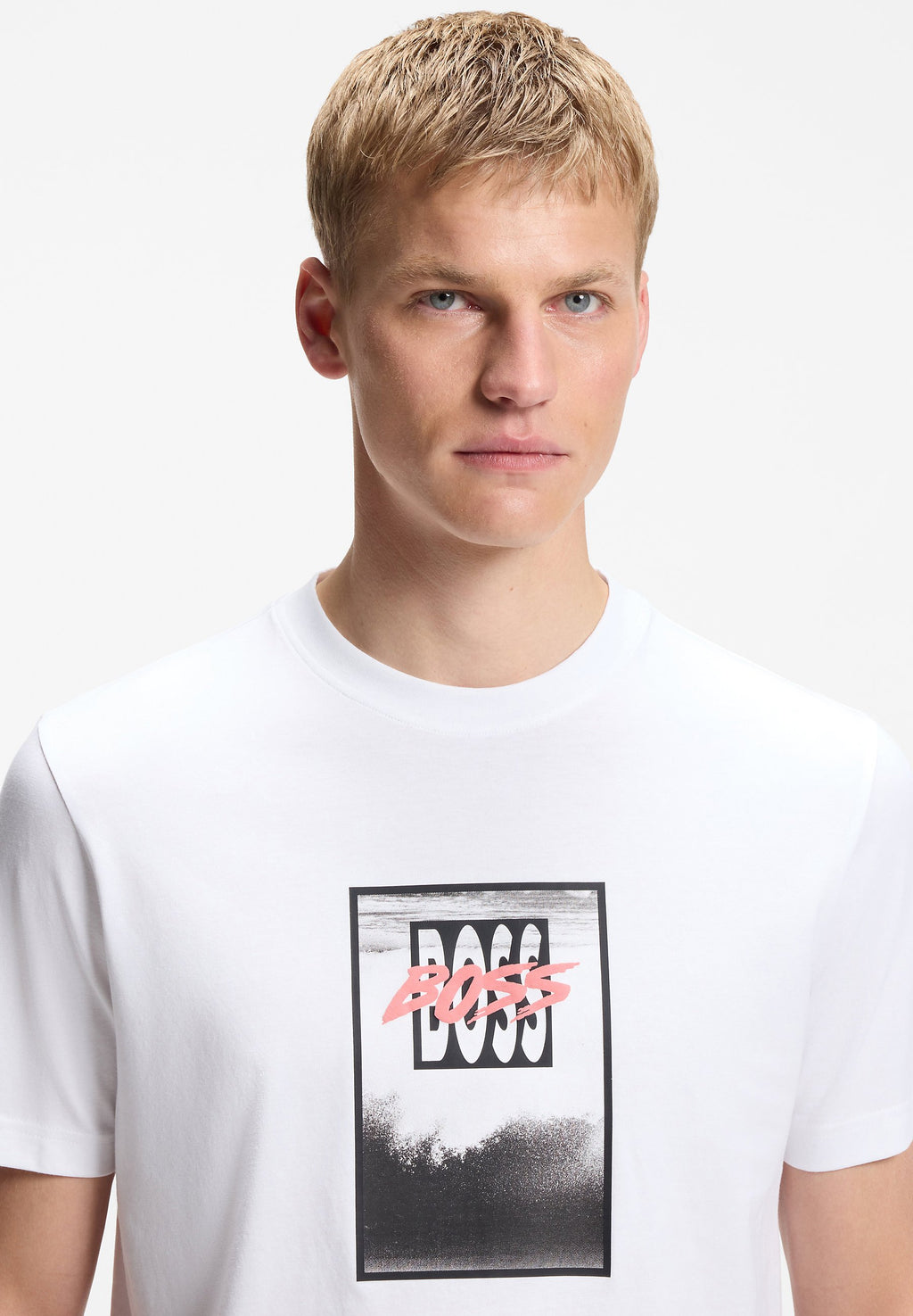 TE_DJ - Print T-shirt - white