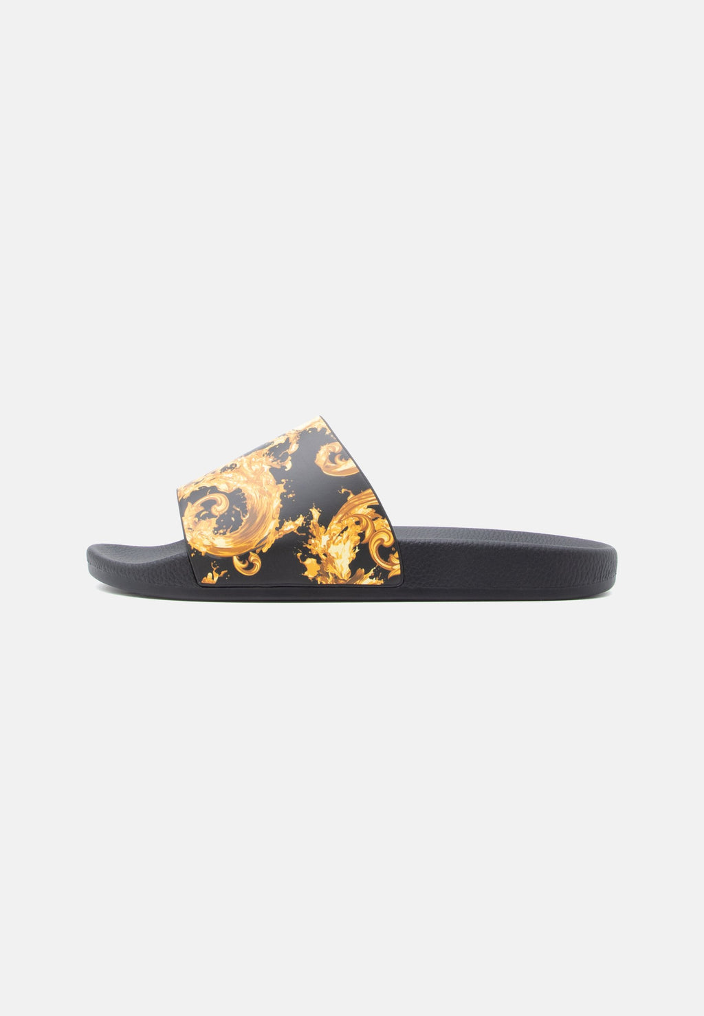 FONDO - Pool slides - black/gold-coloured