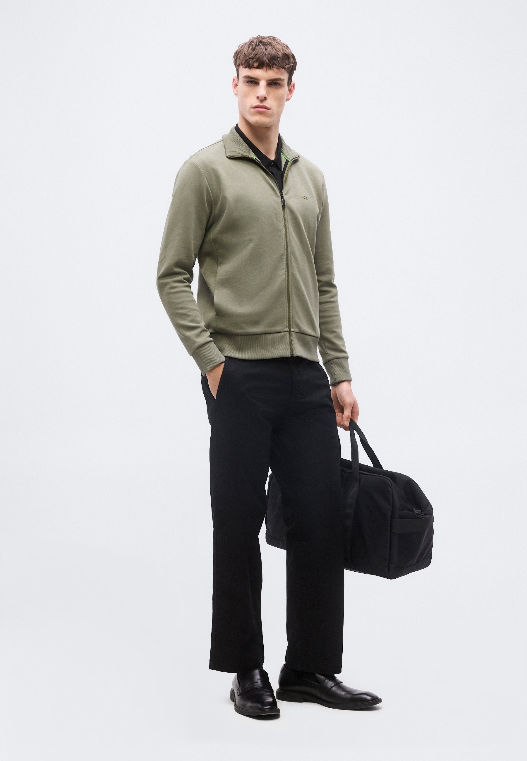 SKAZ - Zip-up sweatshirt - dark beige